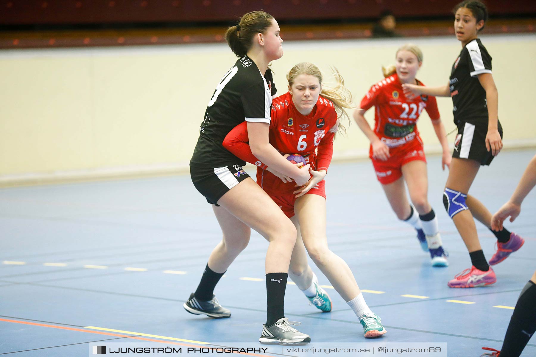 USM F14 Steg 3 Skövde HF 1-Lugi HF 1 15-24,dam,Skövde Idrottshall,Skövde,Sverige,Ungdoms-SM,Handboll,2018,196452