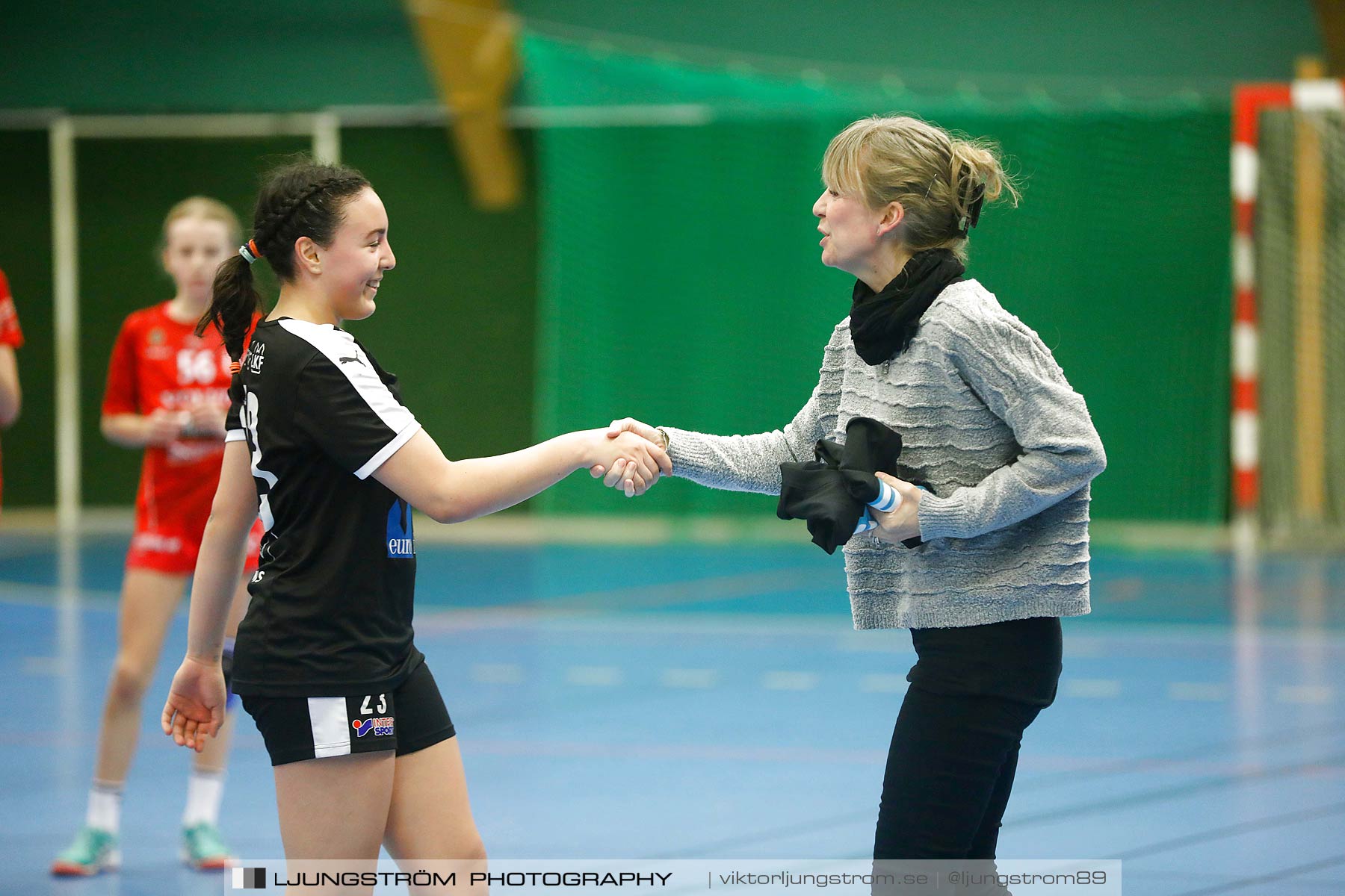 USM F14 Steg 3 Skövde HF 1-Lugi HF 1 15-24,dam,Skövde Idrottshall,Skövde,Sverige,Ungdoms-SM,Handboll,2018,196464