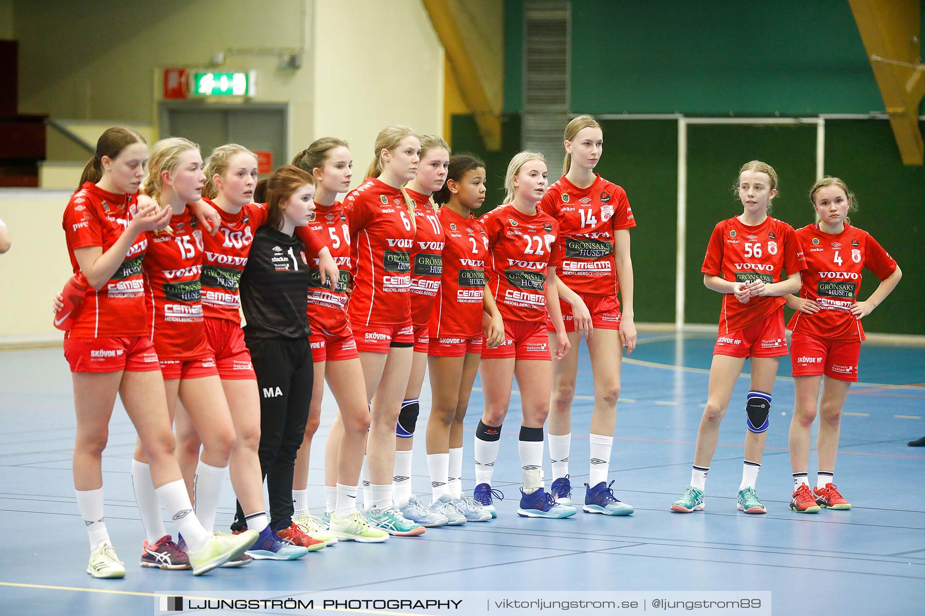 USM F14 Steg 3 Skövde HF 1-Lugi HF 1 15-24,dam,Skövde Idrottshall,Skövde,Sverige,Ungdoms-SM,Handboll,2018,196465