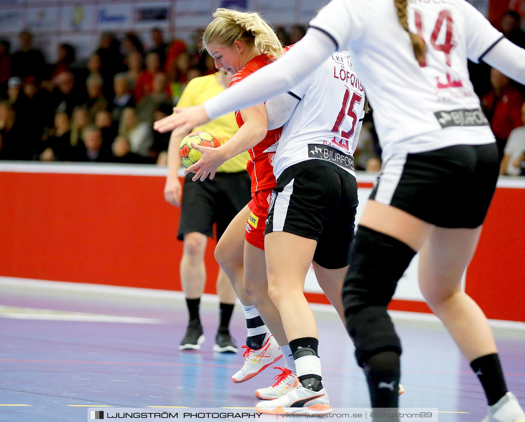 Skövde HF-Lugi HF 26-28,dam,Skövde Idrottshall,Skövde,Sverige,Handboll,,2019,228748