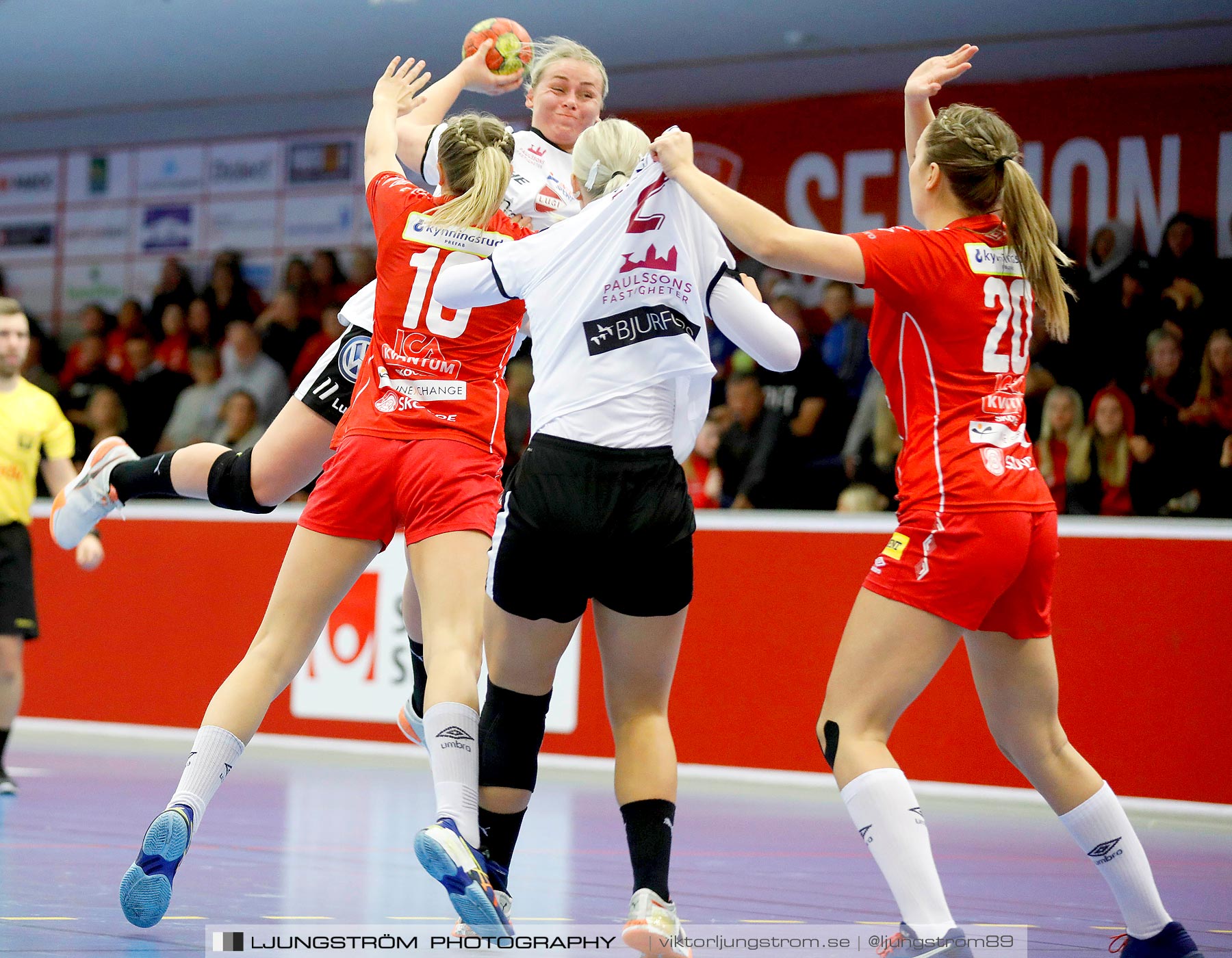 Skövde HF-Lugi HF 26-28,dam,Skövde Idrottshall,Skövde,Sverige,Handboll,,2019,228814