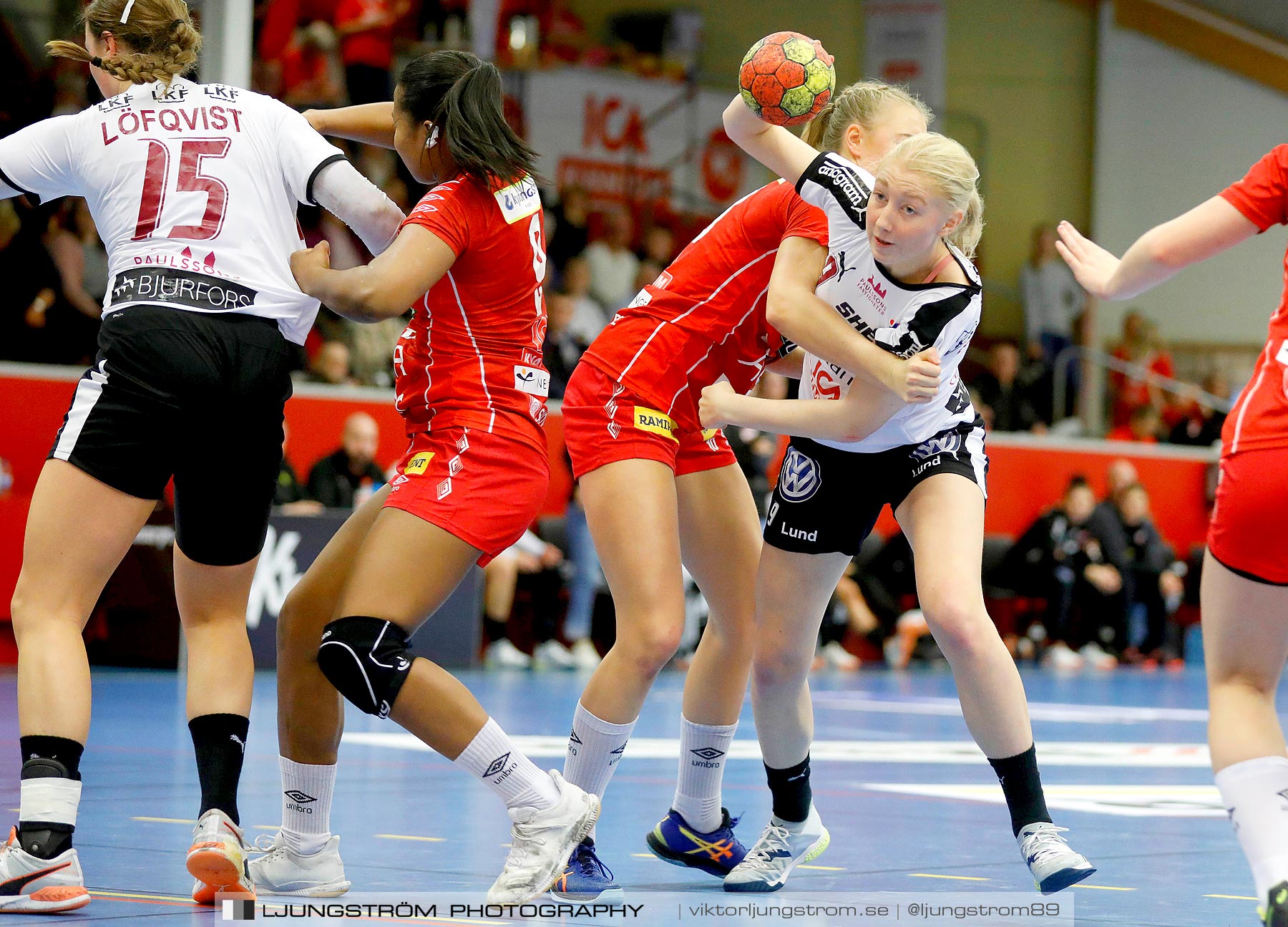 Skövde HF-Lugi HF 26-28,dam,Skövde Idrottshall,Skövde,Sverige,Handboll,,2019,228837