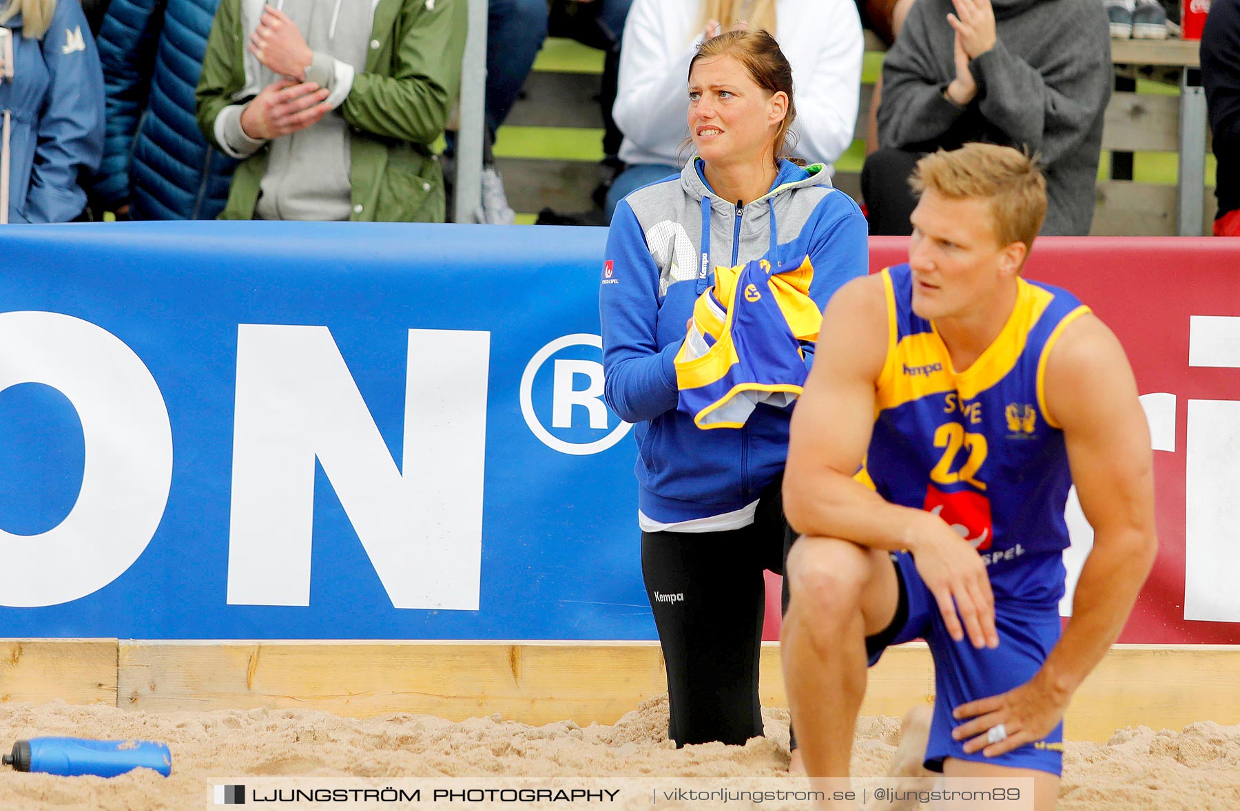 Sverige-Norge Herrar 2-0,herr,Sturebadet,Ulricehamn,Sverige,Beachhandboll,Handboll,2019,229227