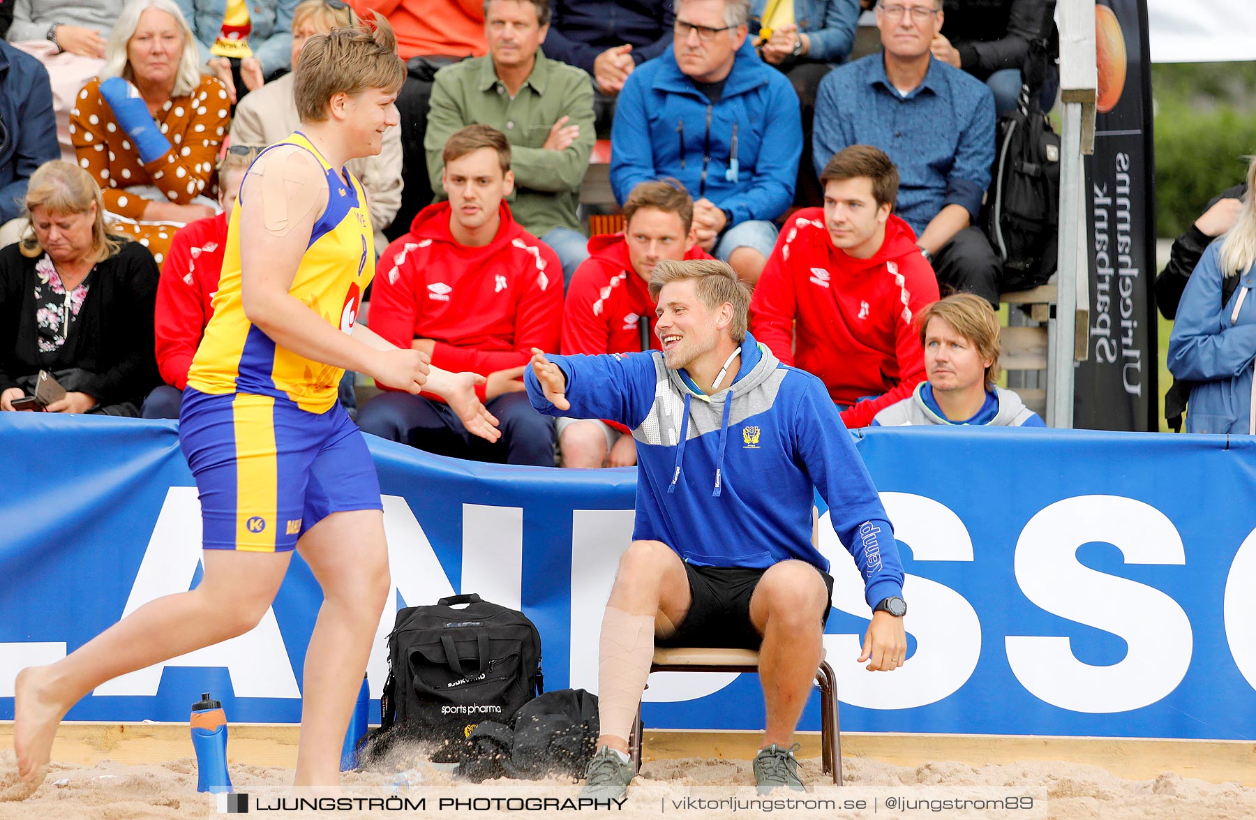 Sverige-Norge Herrar 2-0,herr,Sturebadet,Ulricehamn,Sverige,Beachhandboll,Handboll,2019,229228