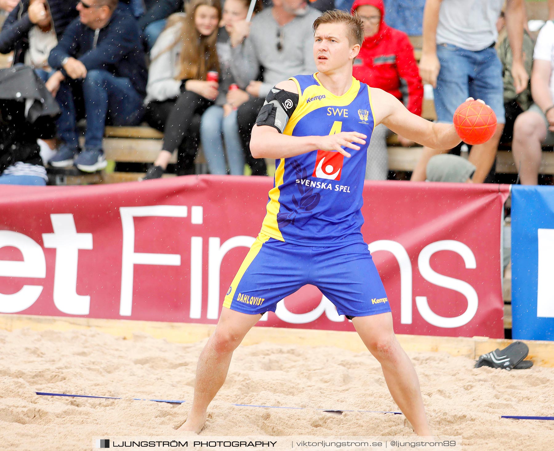 Sverige-Norge Herrar 2-0,herr,Sturebadet,Ulricehamn,Sverige,Beachhandboll,Handboll,2019,229234