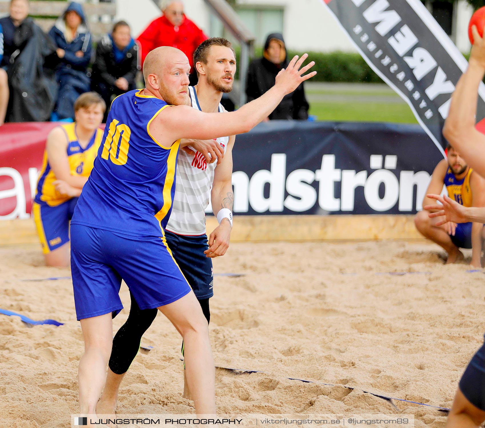 Sverige-Norge Herrar 2-0,herr,Sturebadet,Ulricehamn,Sverige,Beachhandboll,Handboll,2019,229242