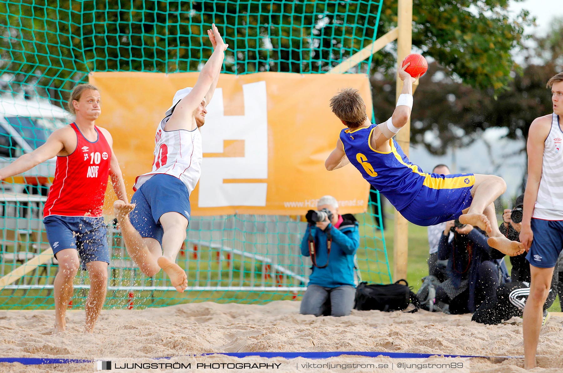 Sverige-Norge Herrar 2-0,herr,Sturebadet,Ulricehamn,Sverige,Beachhandboll,Handboll,2019,229261