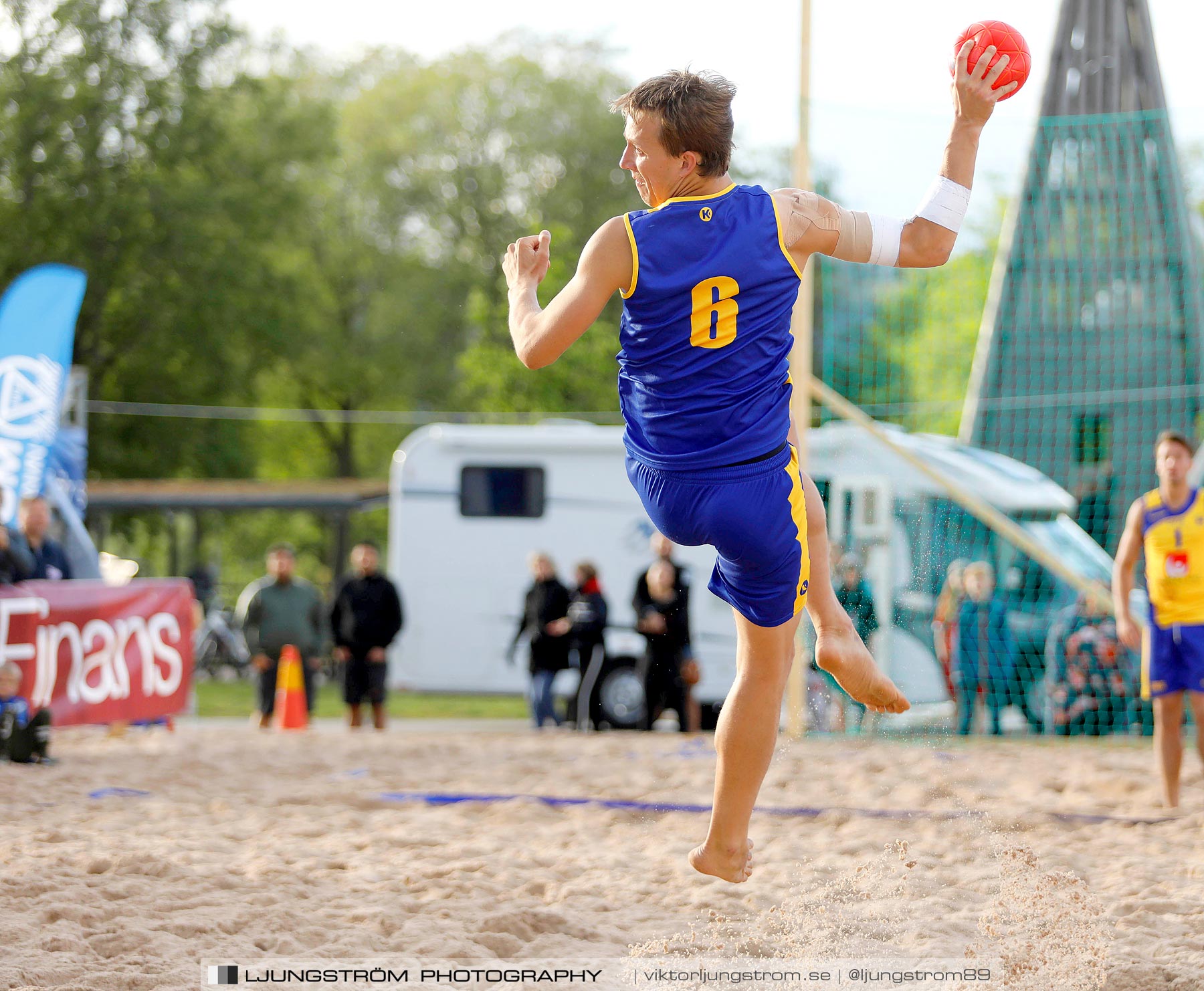 Sverige-Norge Herrar 2-0,herr,Sturebadet,Ulricehamn,Sverige,Beachhandboll,Handboll,2019,229327