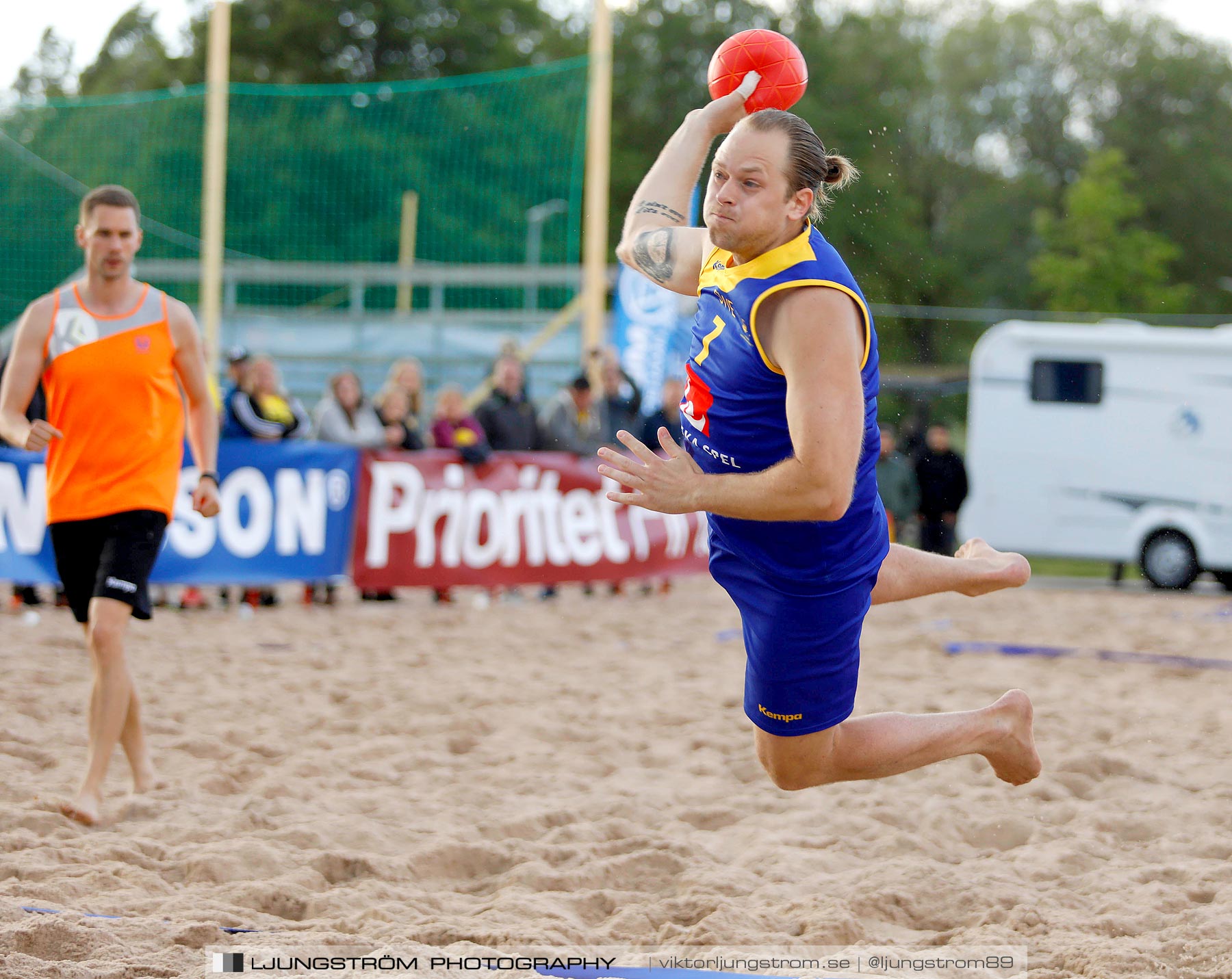 Sverige-Norge Herrar 2-0,herr,Sturebadet,Ulricehamn,Sverige,Beachhandboll,Handboll,2019,229344