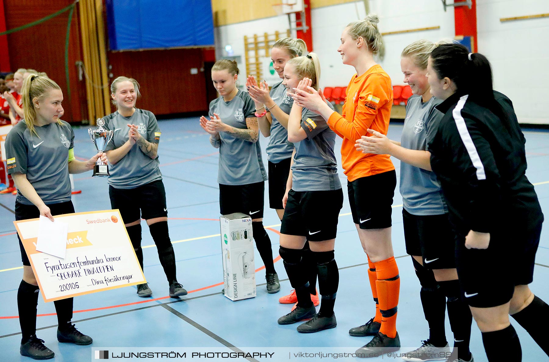 Dina-cupen 2020 FINAL Mariestads BoIS FF 1-Falköping Futsal Club 0-1,dam,Idrottshallen,Töreboda,Sverige,Futsal,,2020,229871