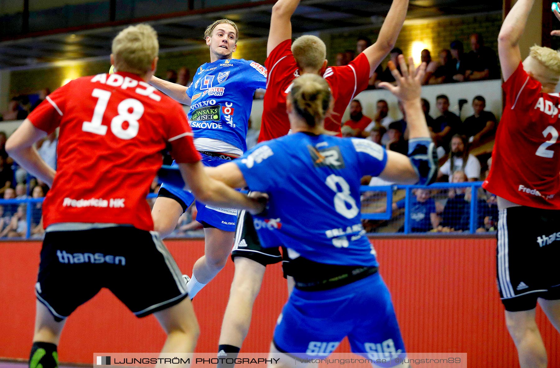 Träningsmatch IFK Skövde HK-Fredericia HK 32-30,herr,Arena Skövde,Skövde,Sverige,Handboll,,2019,236207