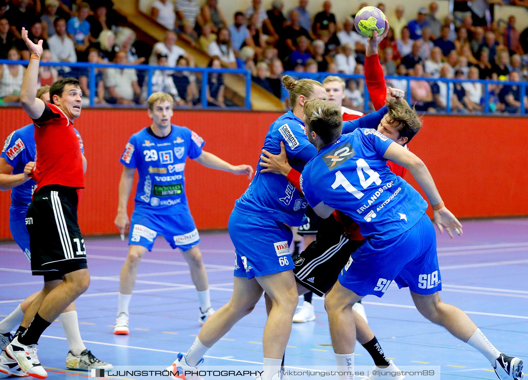 Träningsmatch IFK Skövde HK-Fredericia HK 32-30,herr,Arena Skövde,Skövde,Sverige,Handboll,,2019,236232