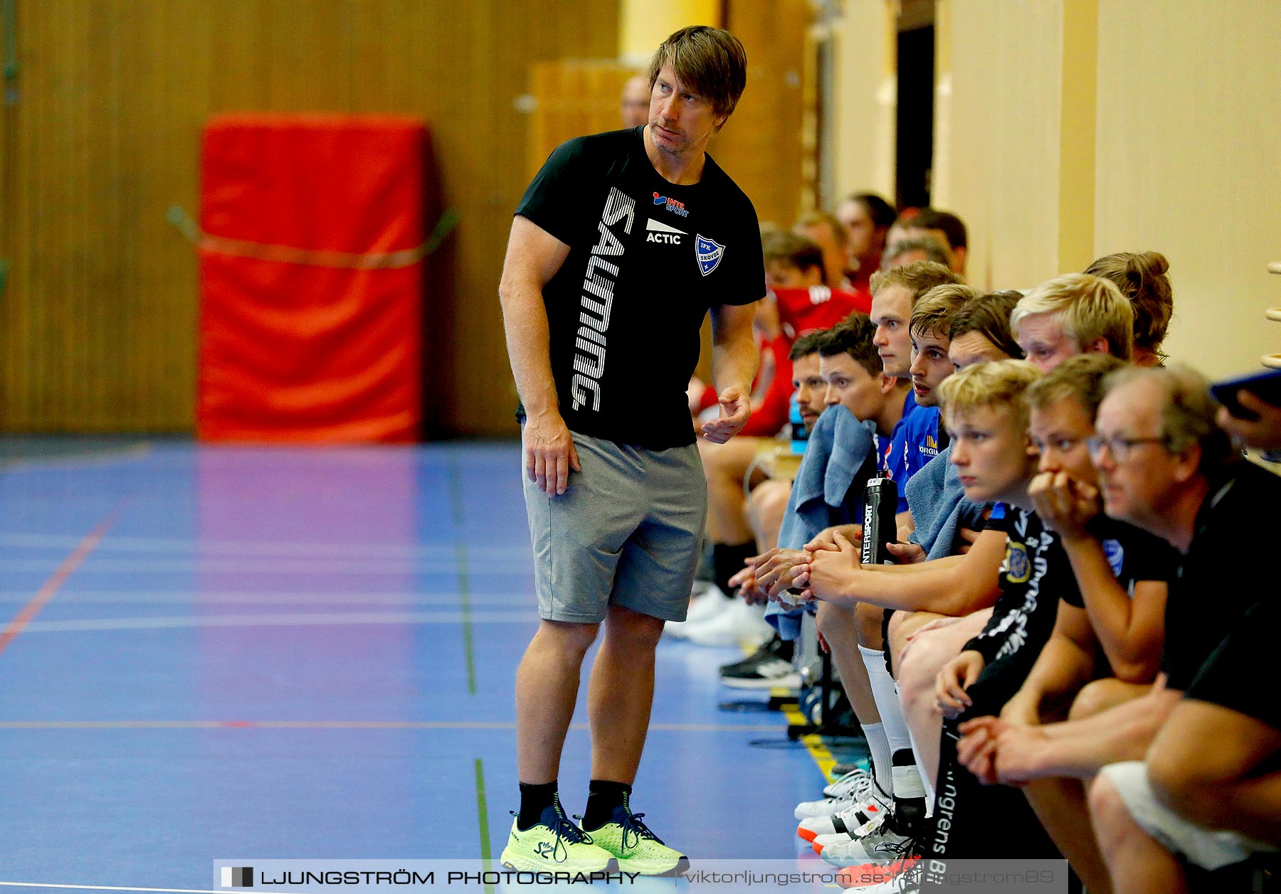 Träningsmatch IFK Skövde HK-Fredericia HK 32-30,herr,Arena Skövde,Skövde,Sverige,Handboll,,2019,236235