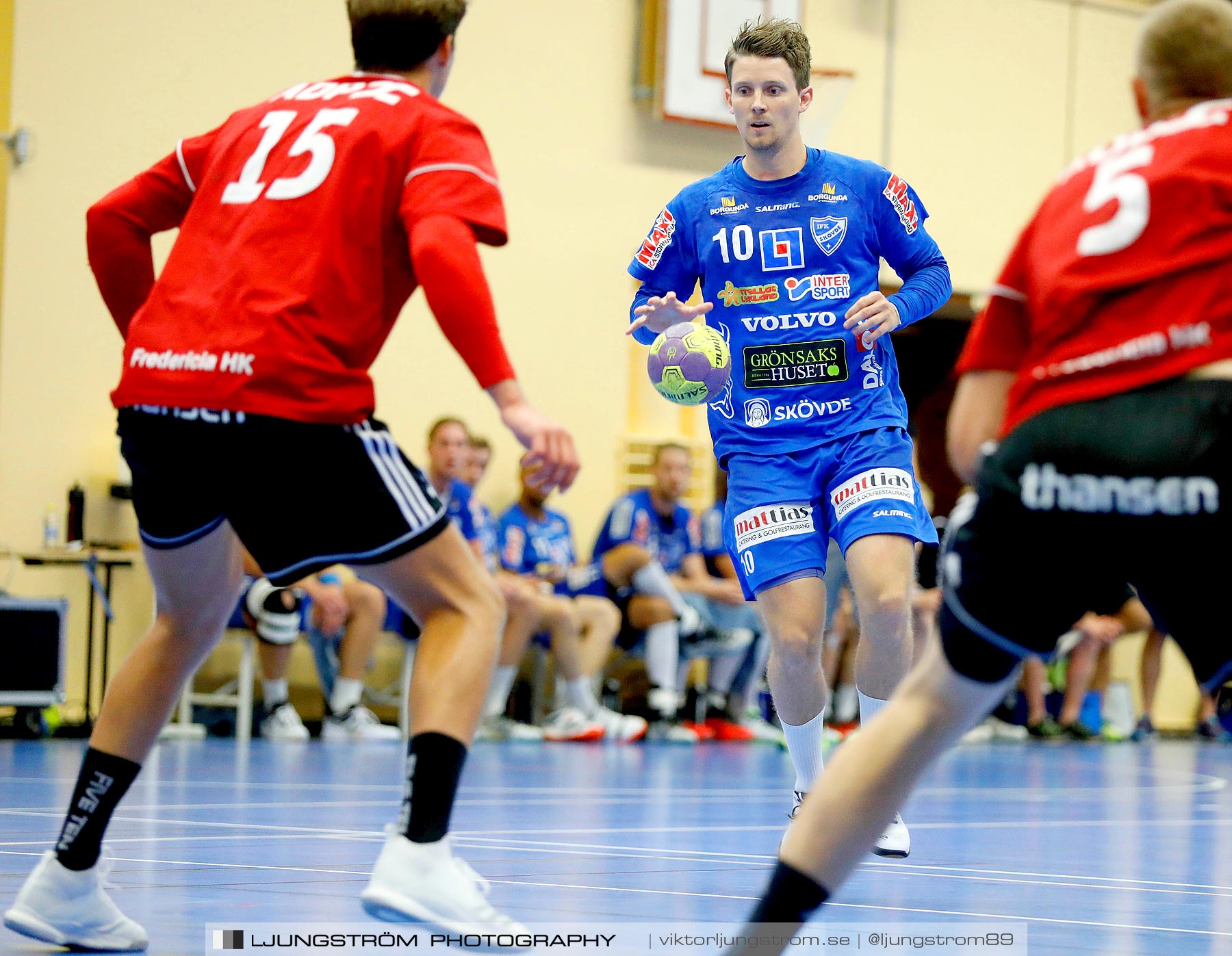 Träningsmatch IFK Skövde HK-Fredericia HK 32-30,herr,Arena Skövde,Skövde,Sverige,Handboll,,2019,236258