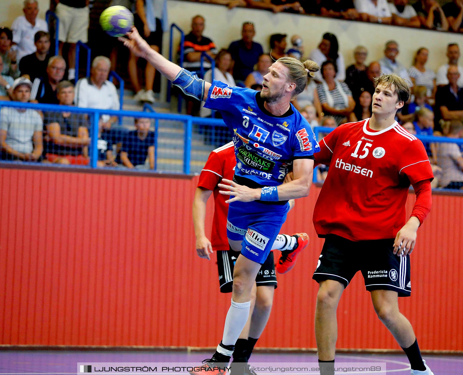 Träningsmatch IFK Skövde HK-Fredericia HK 32-30,herr,Arena Skövde,Skövde,Sverige,Handboll,,2019,236289