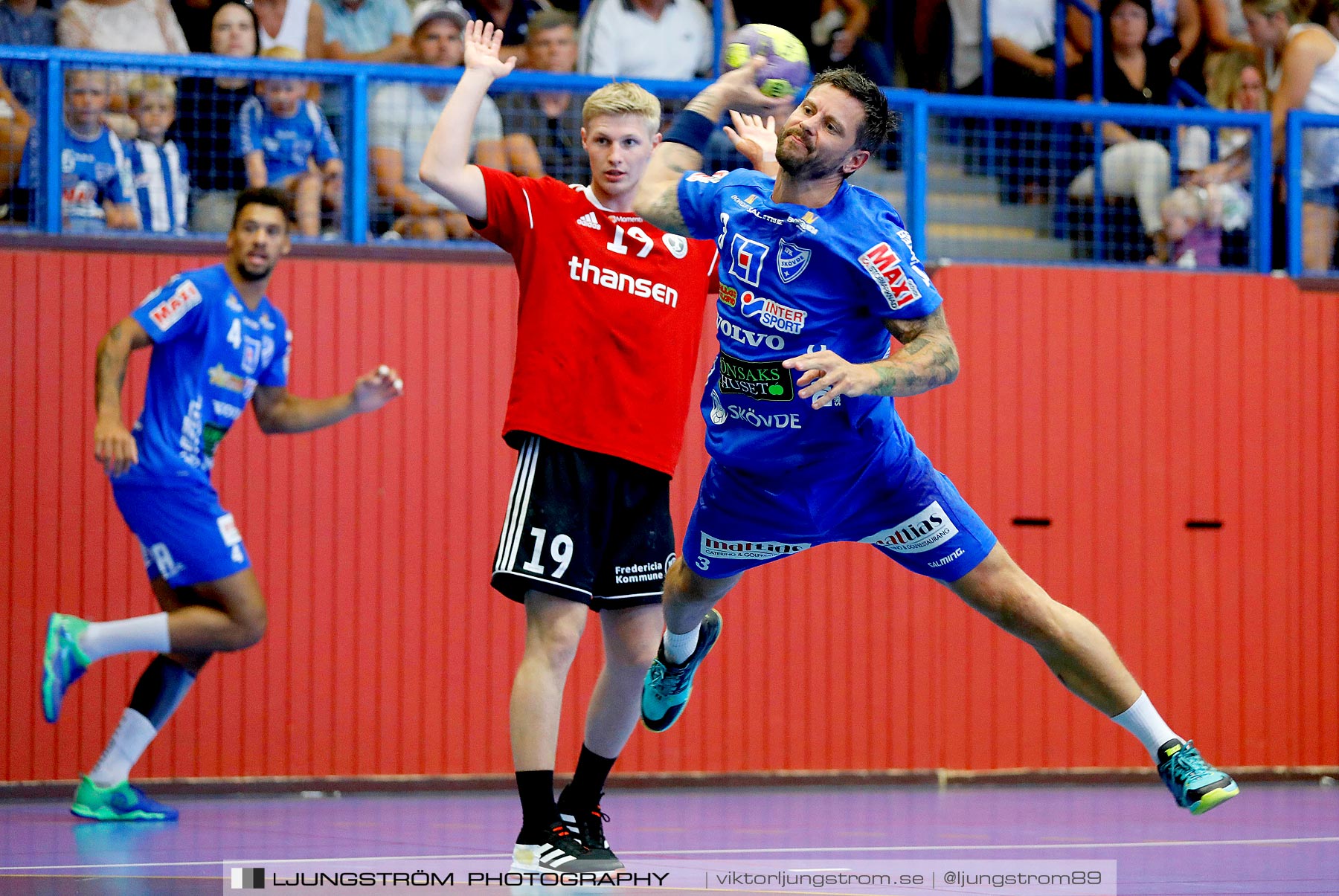 Träningsmatch IFK Skövde HK-Fredericia HK 32-30,herr,Arena Skövde,Skövde,Sverige,Handboll,,2019,236293