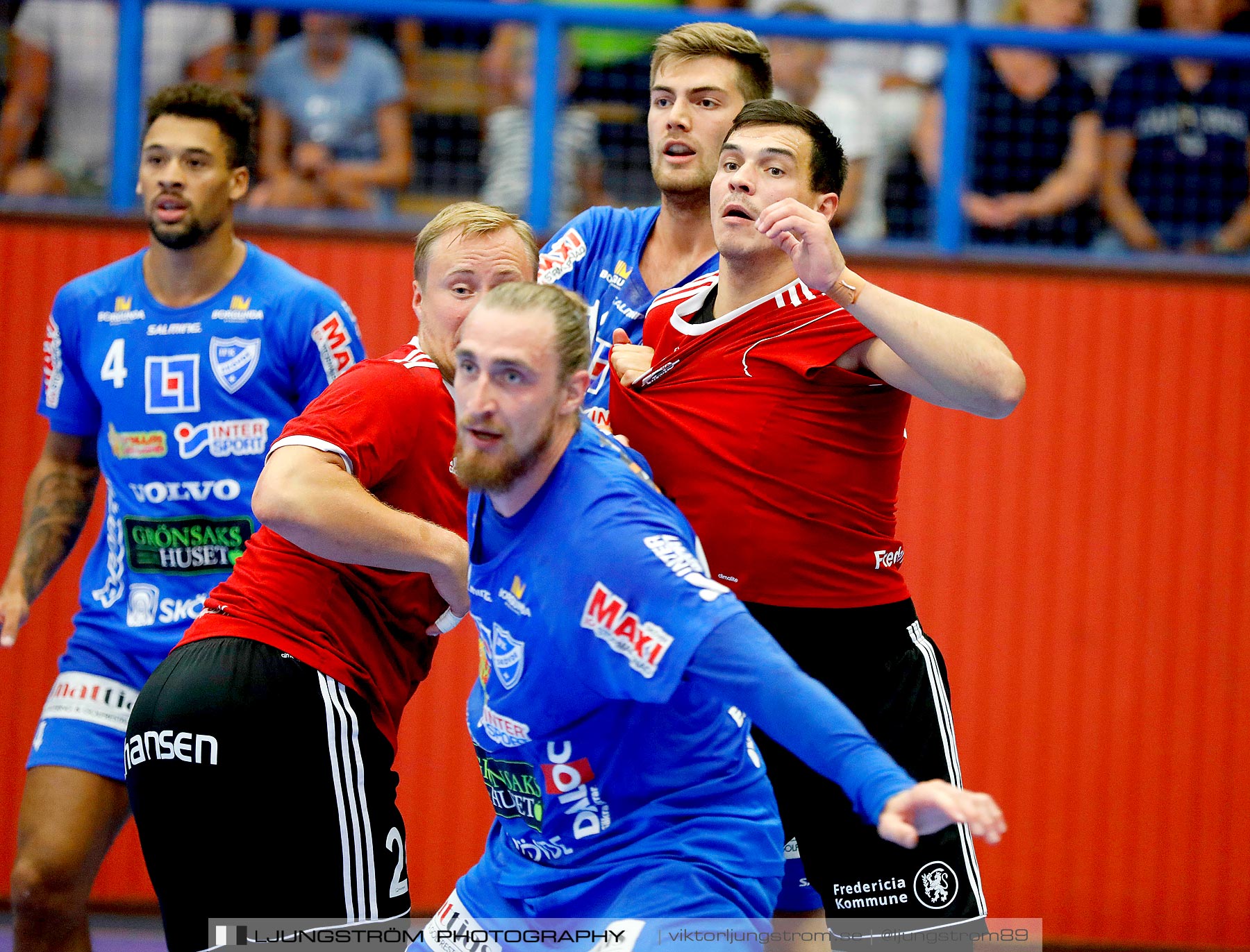 Träningsmatch IFK Skövde HK-Fredericia HK 32-30,herr,Arena Skövde,Skövde,Sverige,Handboll,,2019,236314