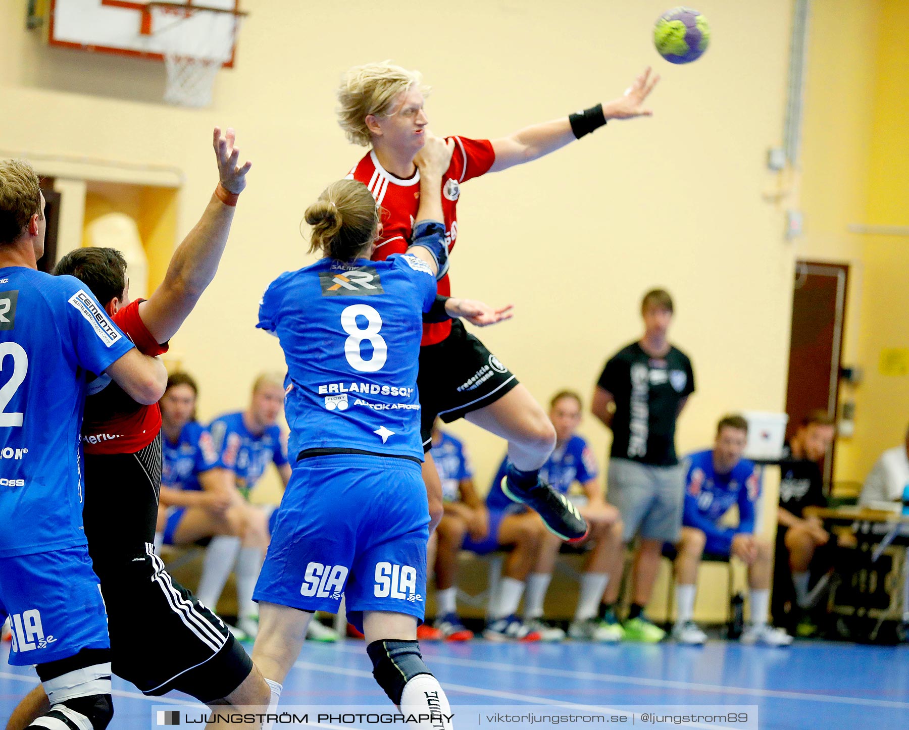 Träningsmatch IFK Skövde HK-Fredericia HK 32-30,herr,Arena Skövde,Skövde,Sverige,Handboll,,2019,236332