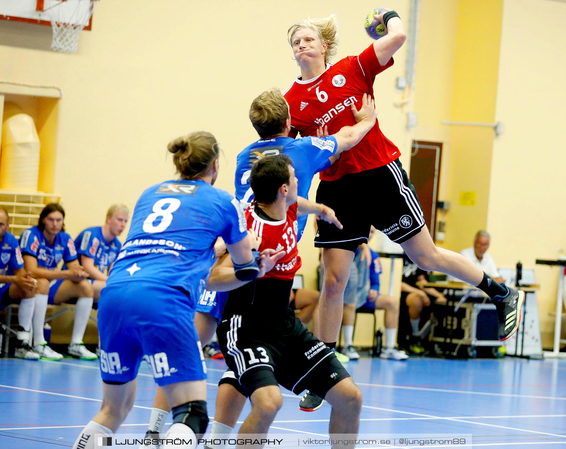 Träningsmatch IFK Skövde HK-Fredericia HK 32-30,herr,Arena Skövde,Skövde,Sverige,Handboll,,2019,236338