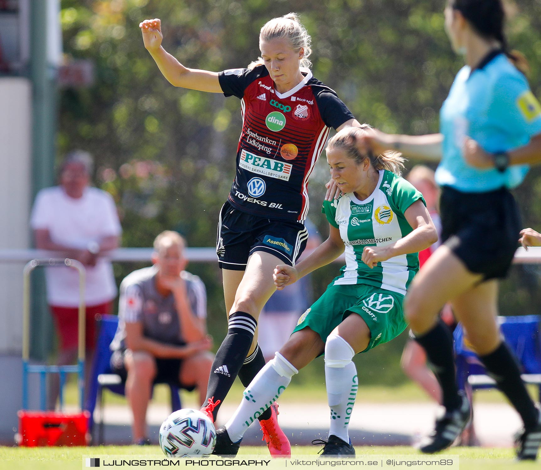 Lidköpings FK-Hammarby 0-2,dam,Framnäs IP,Lidköping,Sverige,Fotboll,,2020,237195