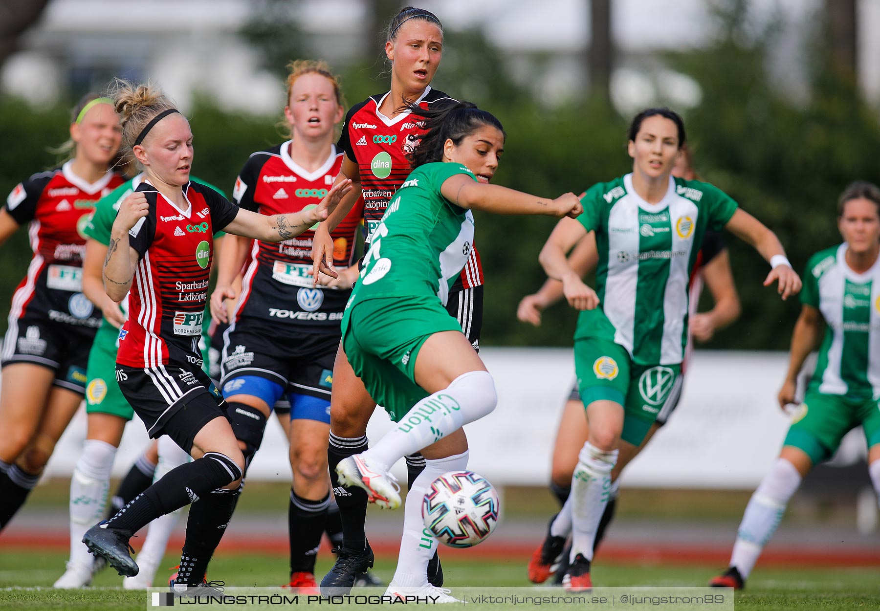 Lidköpings FK-Hammarby 0-2,dam,Framnäs IP,Lidköping,Sverige,Fotboll,,2020,237379