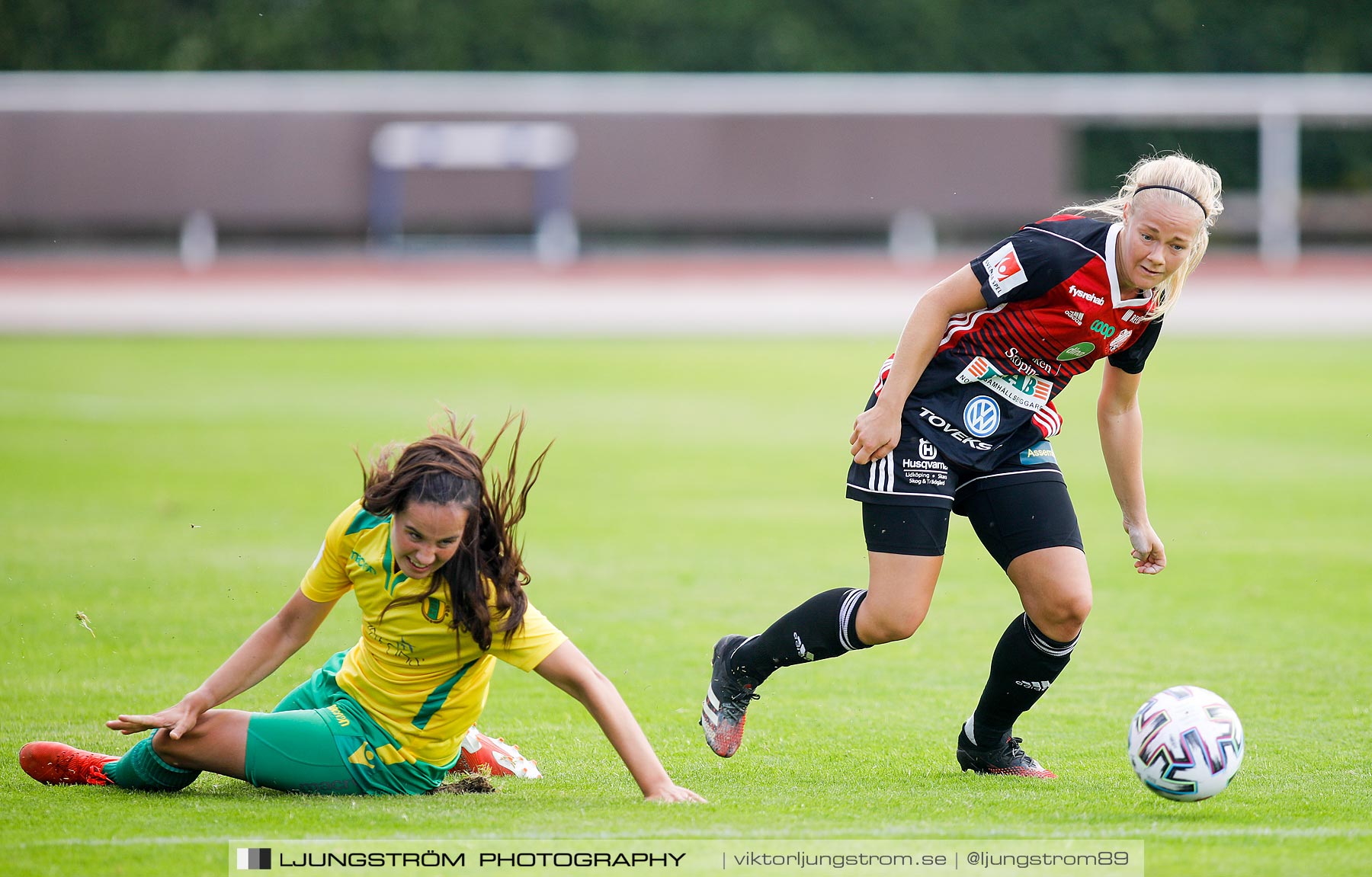 Lidköpings FK-Bollstanäs SK 2-2,dam,Framnäs IP,Lidköping,Sverige,Fotboll,,2020,238535