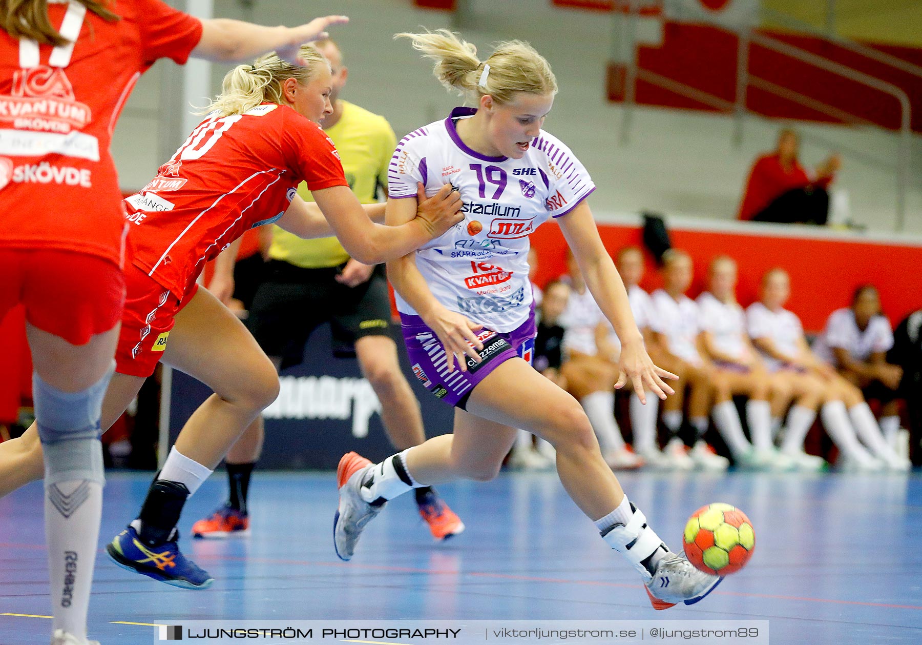 Annliz Cup Superelit Skövde HF-Skara HF 24-20,dam,Skövde Idrottshall,Skövde,Sverige,Handboll,,2020,240015