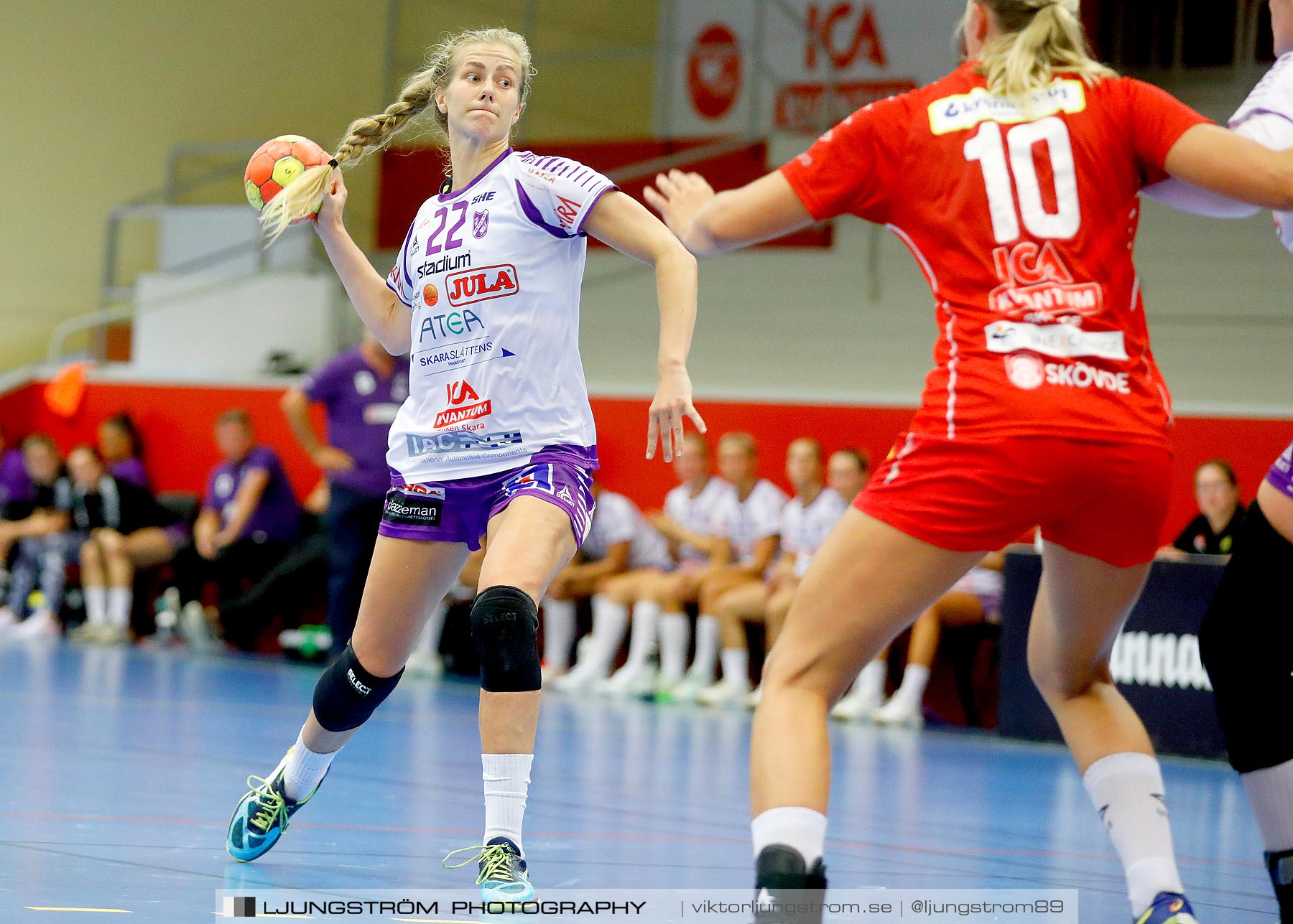 Annliz Cup Superelit Skövde HF-Skara HF 24-20,dam,Skövde Idrottshall,Skövde,Sverige,Handboll,,2020,240171