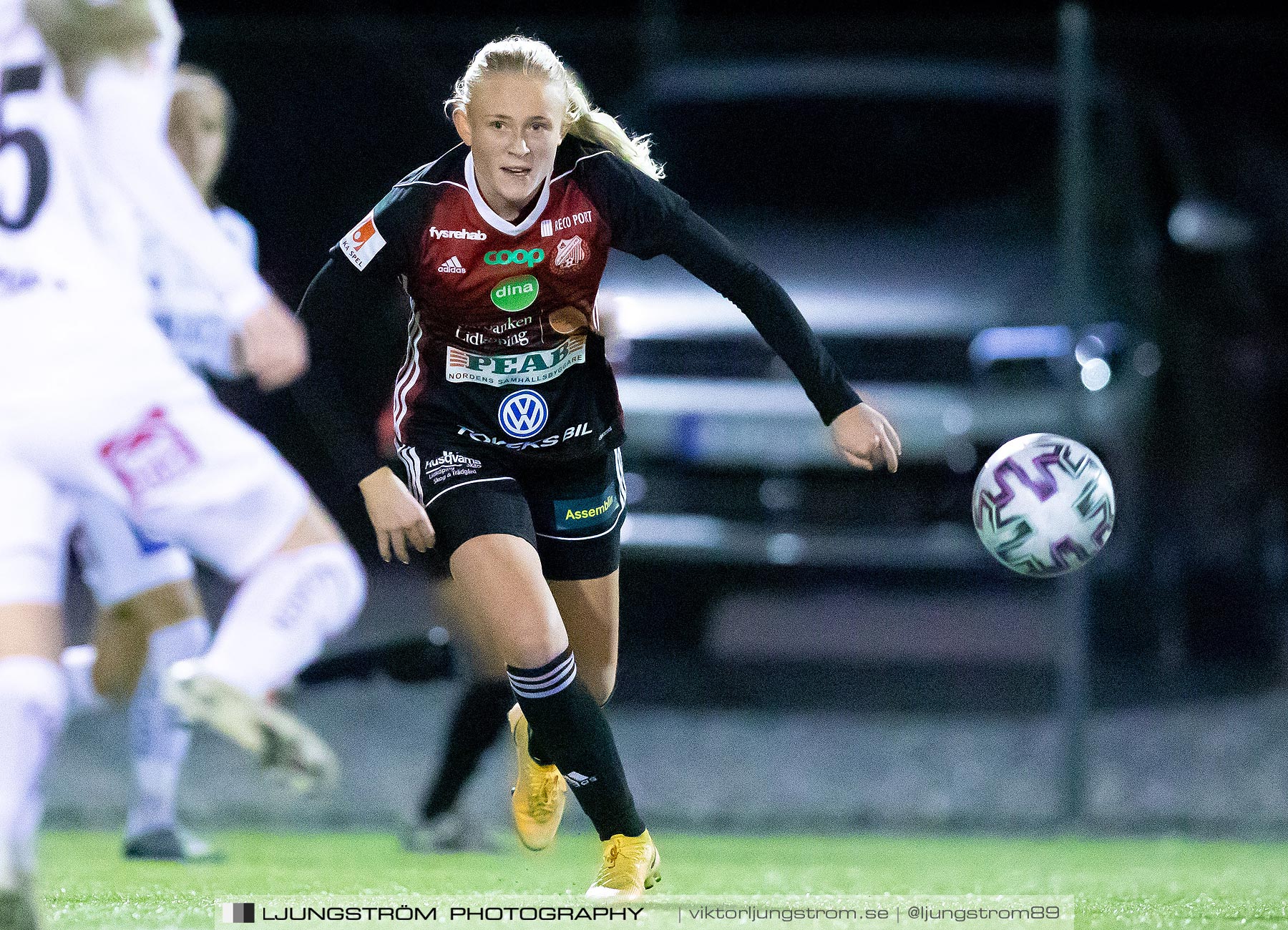 Lidköpings FK-Kvarnsvedens IK 2-3,dam,Dinaplanen,Lidköping,Sverige,Fotboll,,2020,243443