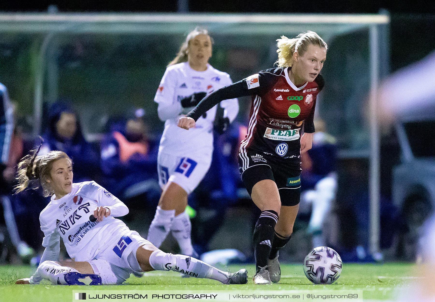 Lidköpings FK-Kvarnsvedens IK 2-3,dam,Dinaplanen,Lidköping,Sverige,Fotboll,,2020,243460