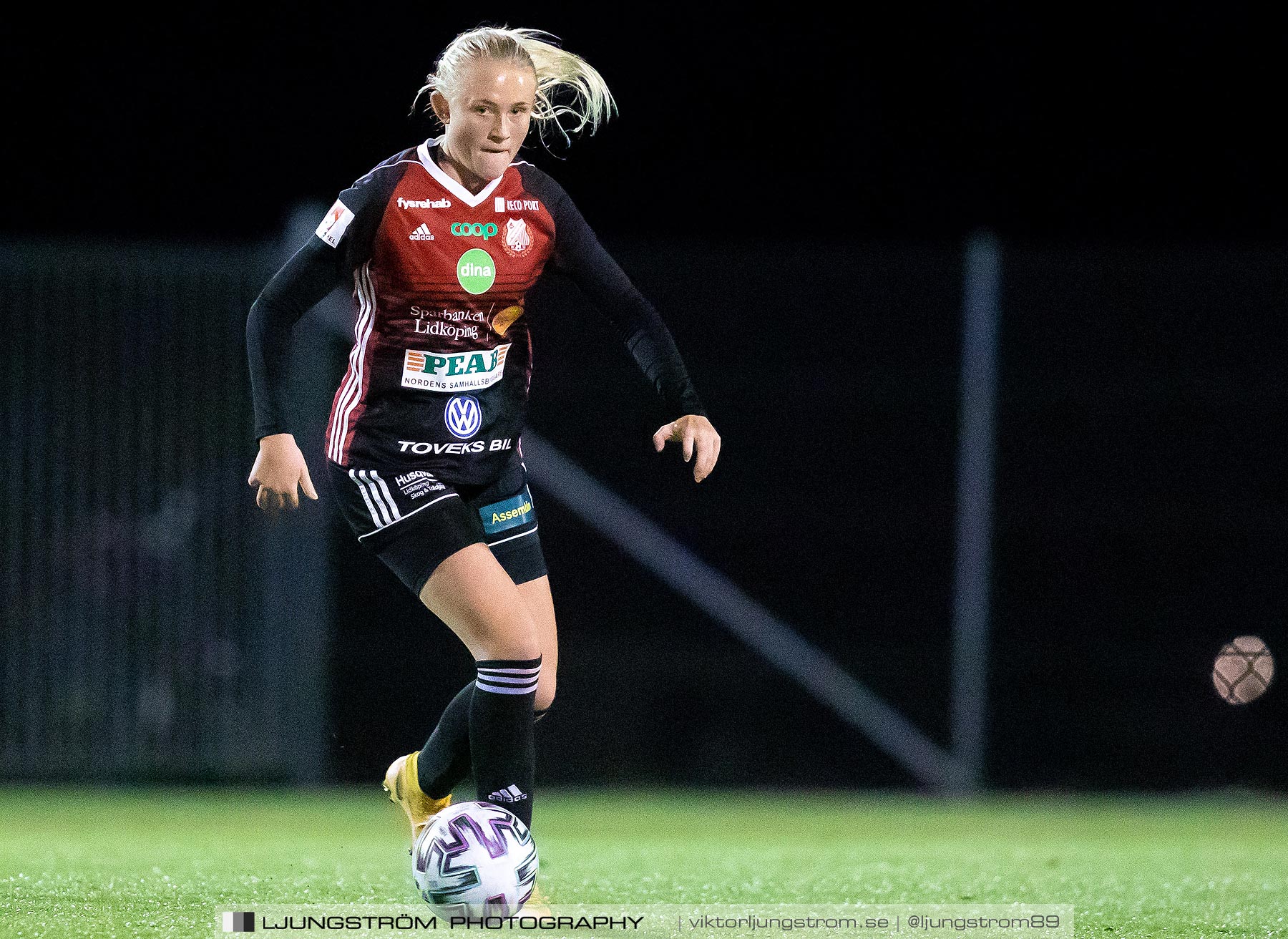 Lidköpings FK-Kvarnsvedens IK 2-3,dam,Dinaplanen,Lidköping,Sverige,Fotboll,,2020,243467