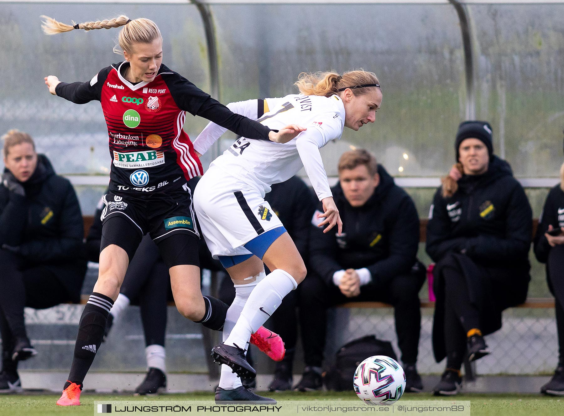 Lidköpings FK-AIK 0-2,dam,Dinaplanen,Lidköping,Sverige,Fotboll,,2020,245708