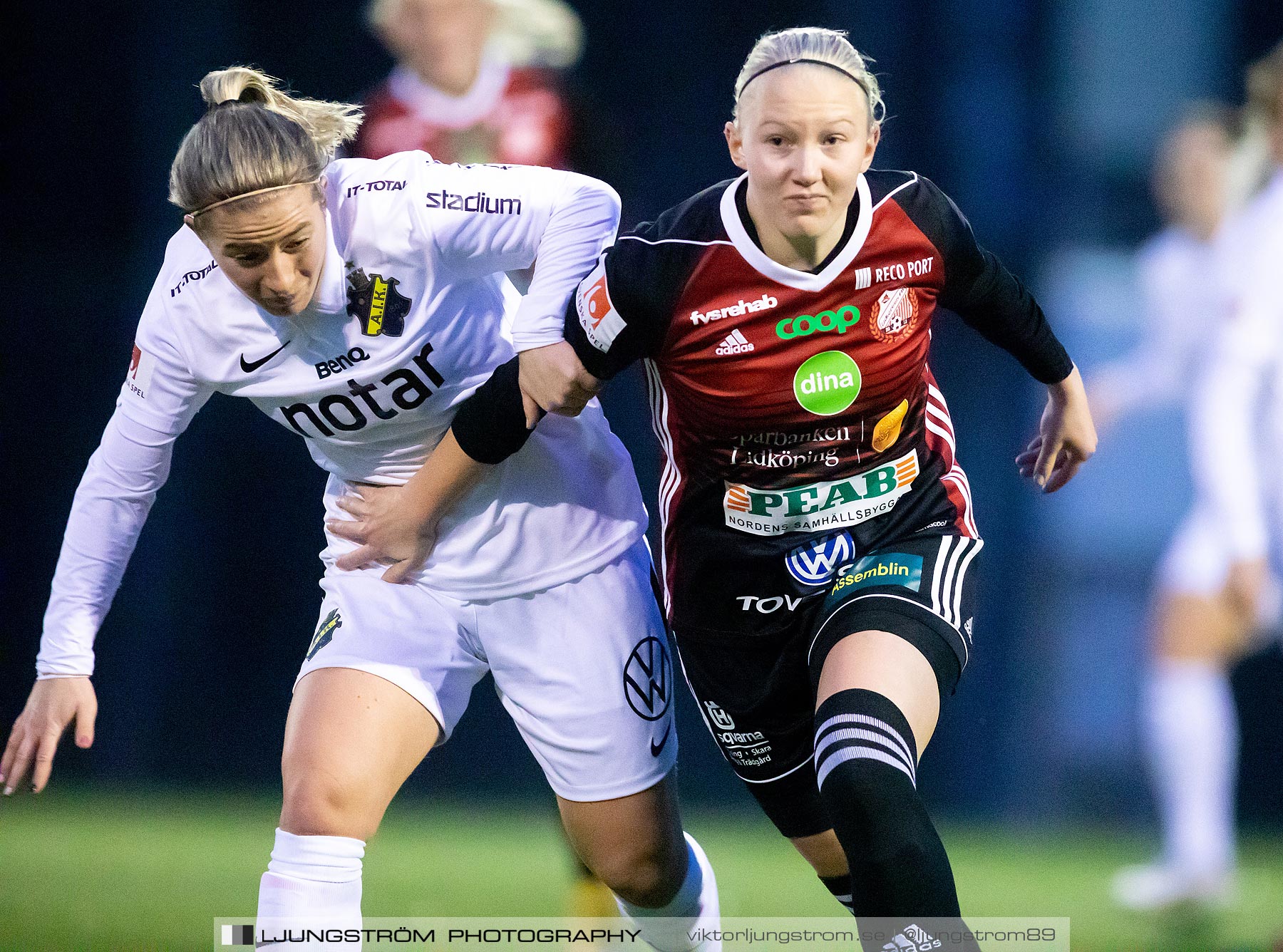 Lidköpings FK-AIK 0-2,dam,Dinaplanen,Lidköping,Sverige,Fotboll,,2020,245823