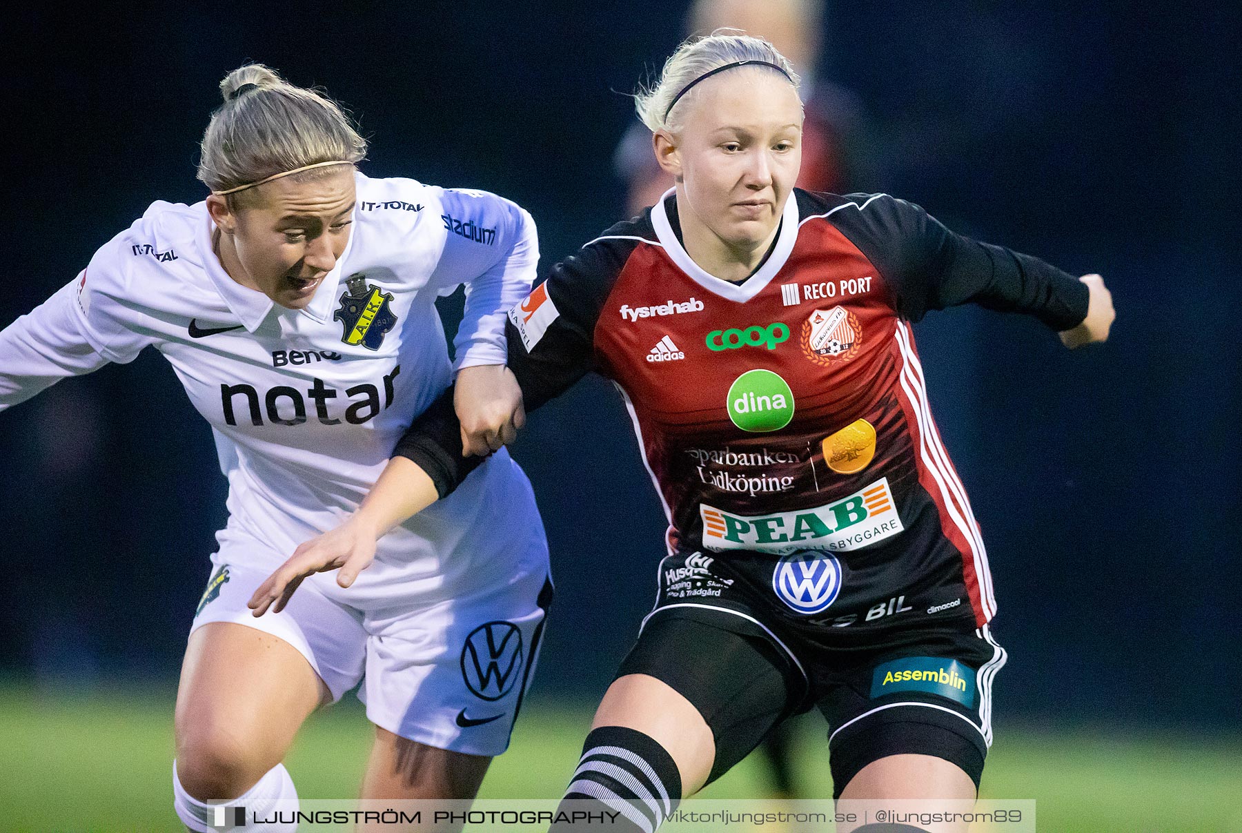 Lidköpings FK-AIK 0-2,dam,Dinaplanen,Lidköping,Sverige,Fotboll,,2020,245824