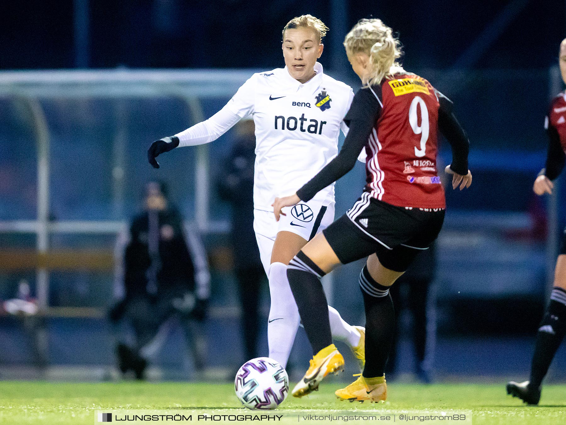 Lidköpings FK-AIK 0-2,dam,Dinaplanen,Lidköping,Sverige,Fotboll,,2020,245838