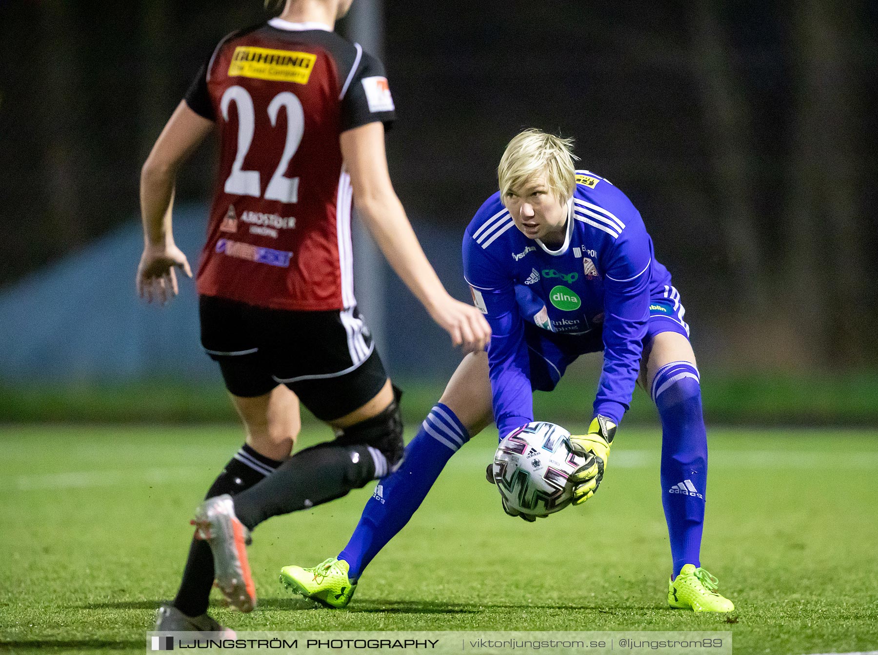 Lidköpings FK-AIK 0-2,dam,Dinaplanen,Lidköping,Sverige,Fotboll,,2020,245859