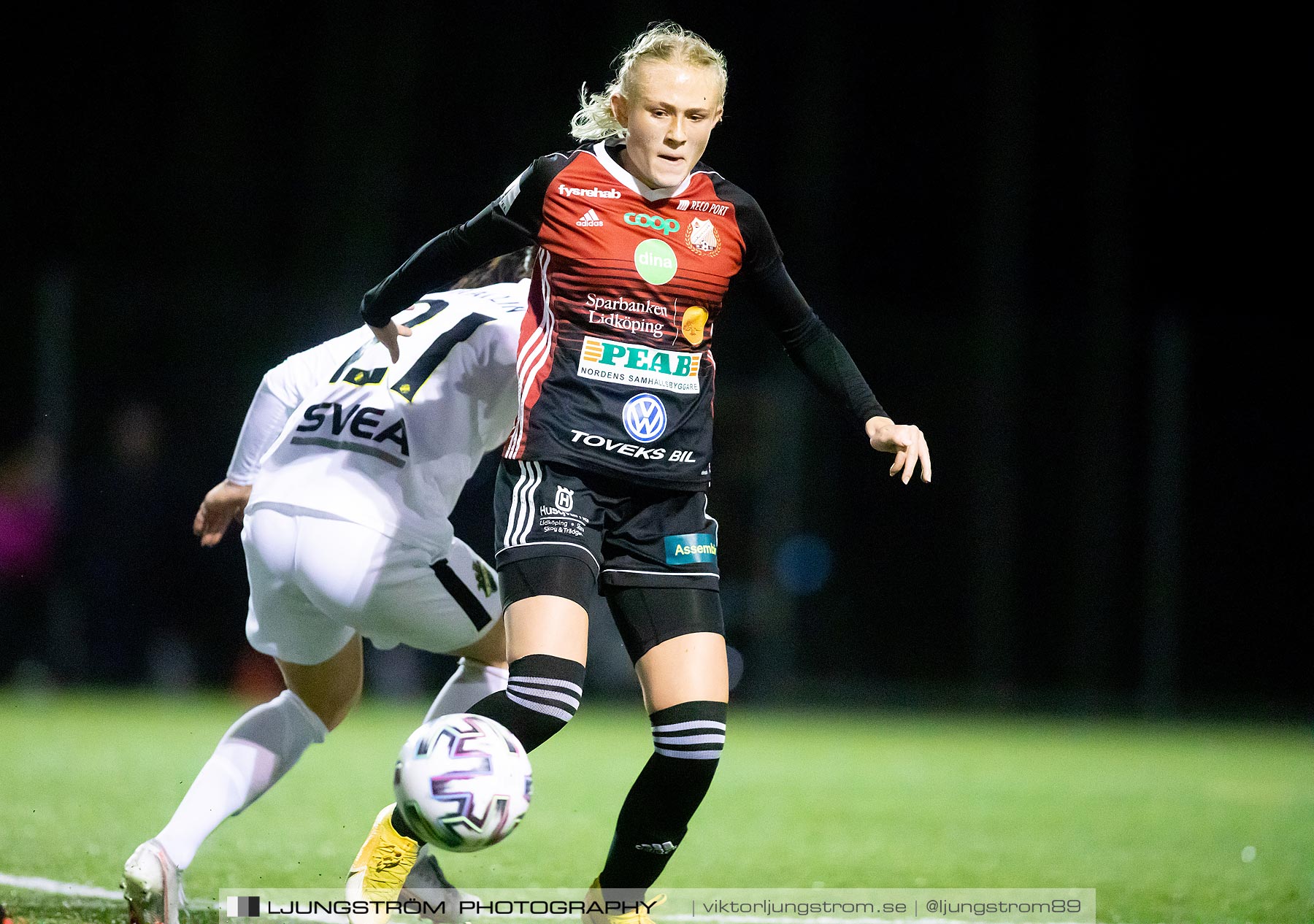 Lidköpings FK-AIK 0-2,dam,Dinaplanen,Lidköping,Sverige,Fotboll,,2020,245869