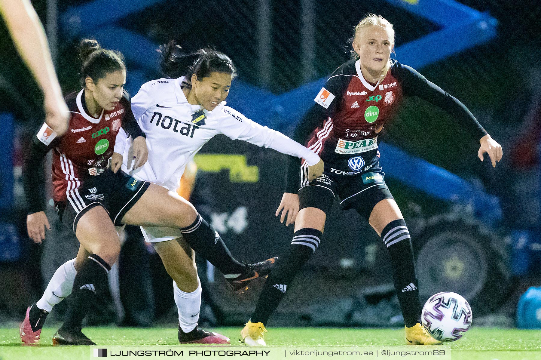 Lidköpings FK-AIK 0-2,dam,Dinaplanen,Lidköping,Sverige,Fotboll,,2020,245872