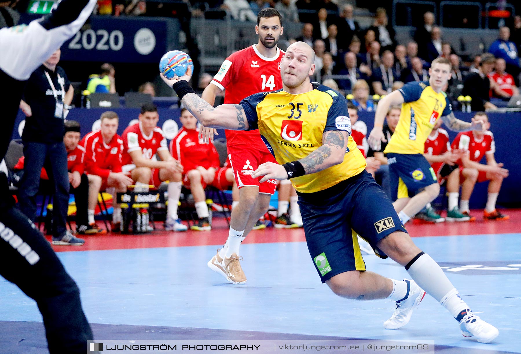 EM 2020 Sverige-Schweiz 34-21,herr,Scandinavium,Göteborg,Sverige,Handboll,,2020,250444