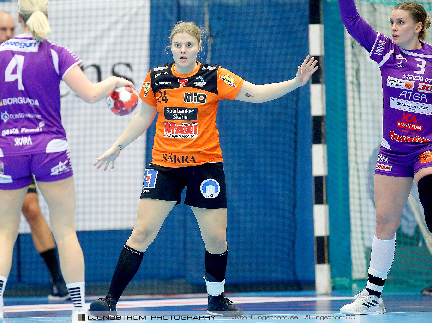 Skara HF-Kristianstad HK 27-22,dam,Skara Idrottshall,Skara,Sverige,Handboll,,2021,250931