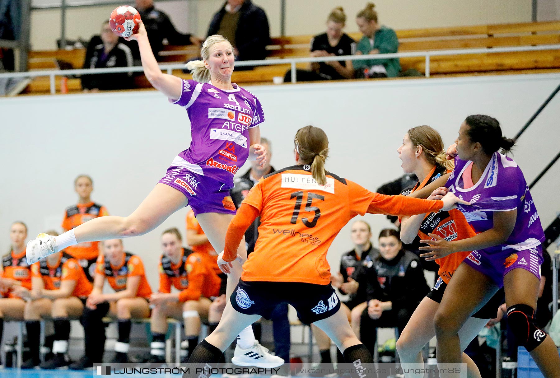 Skara HF-Kristianstad HK 27-22,dam,Skara Idrottshall,Skara,Sverige,Handboll,,2021,251117