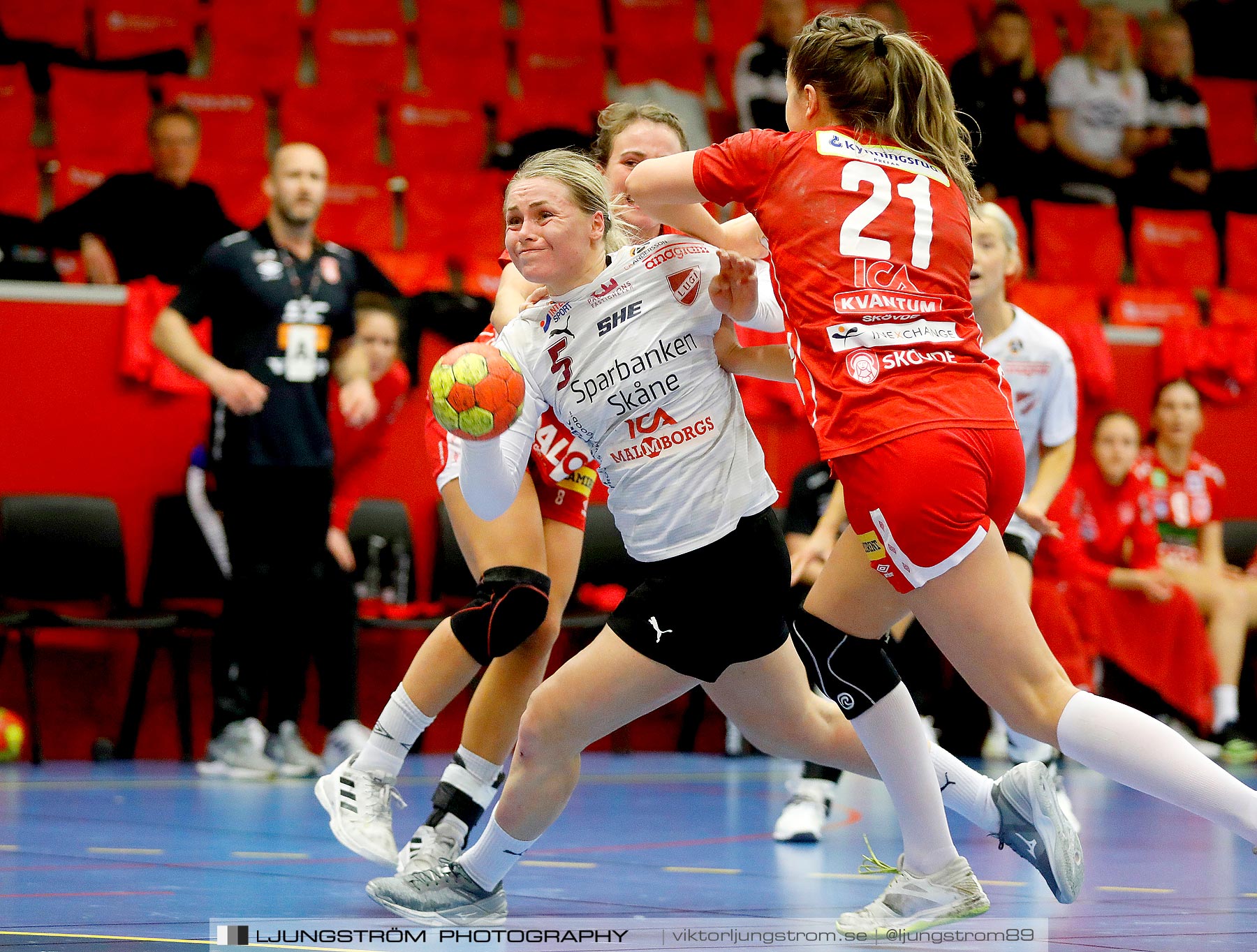 Skövde HF-Lugi HF 29-26,dam,Skövde Idrottshall,Skövde,Sverige,Handboll,,2021,252954