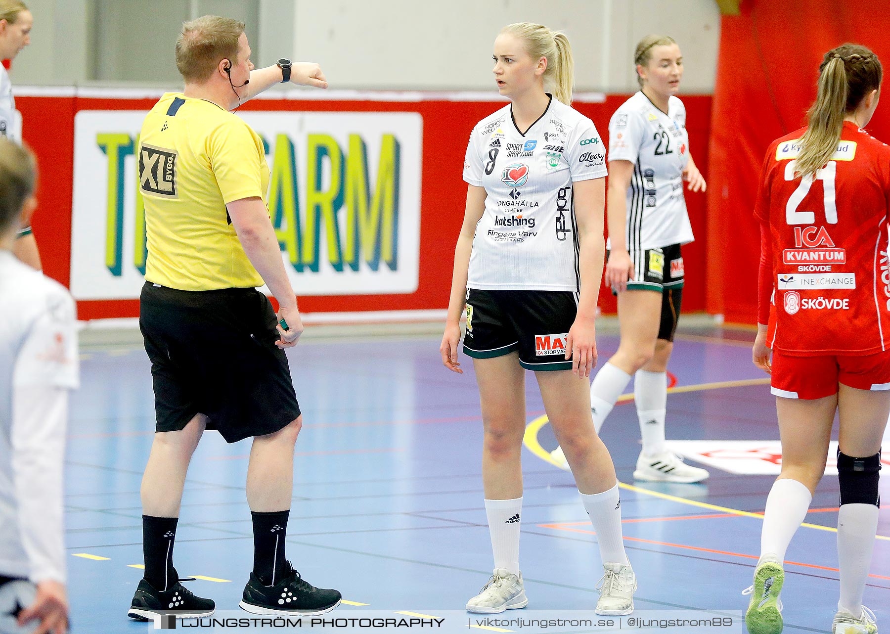 Skövde HF-Kungälvs HK 24-24,dam,Skövde Idrottshall,Skövde,Sverige,Handboll,,2021,253861