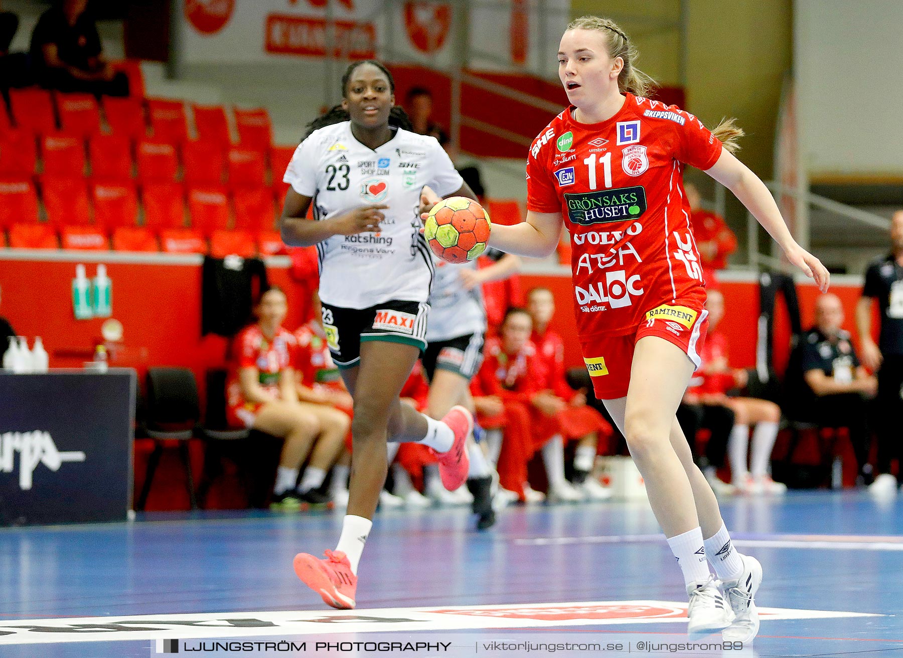 Skövde HF-Kungälvs HK 24-24,dam,Skövde Idrottshall,Skövde,Sverige,Handboll,,2021,253924