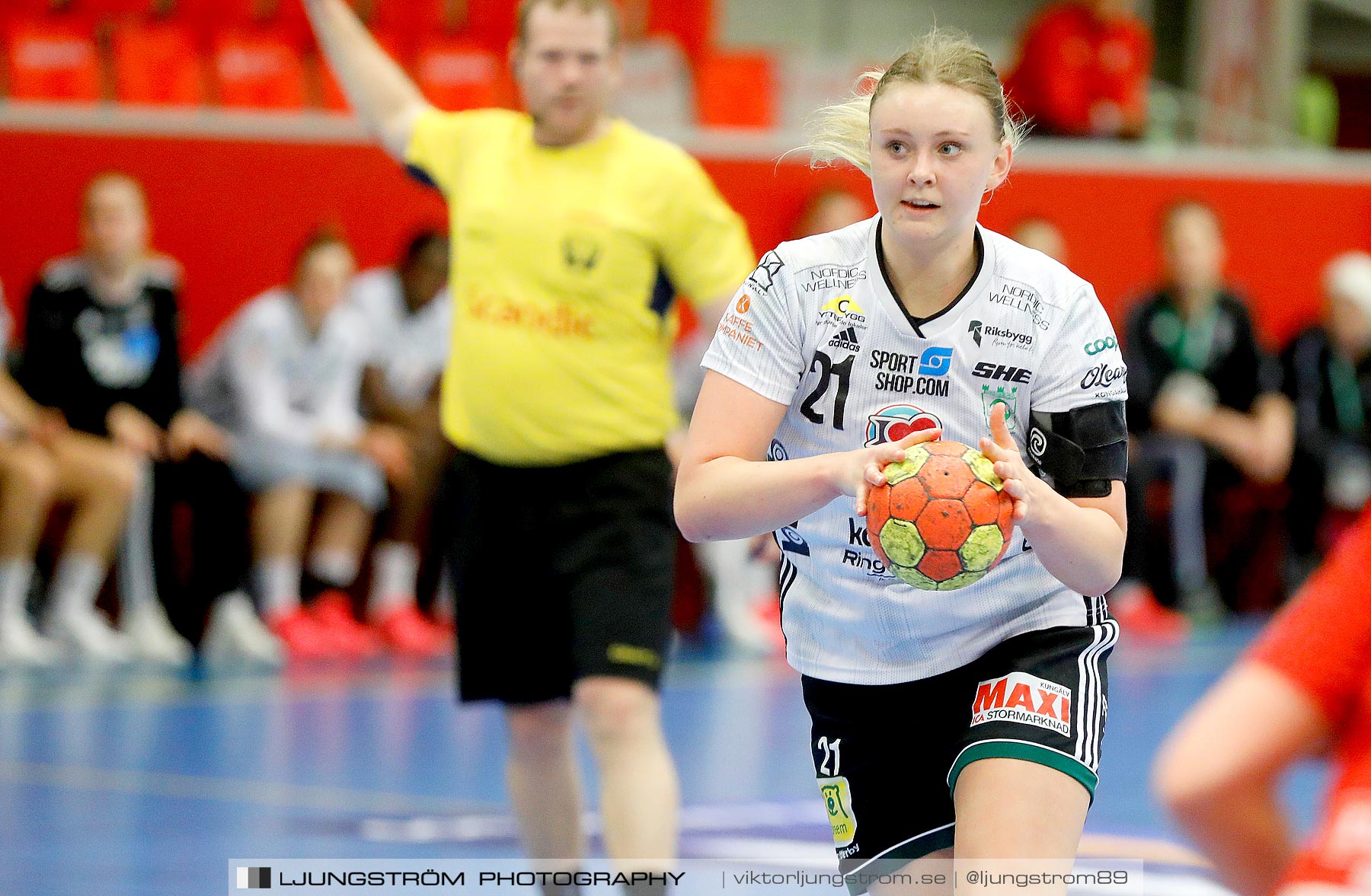 Skövde HF-Kungälvs HK 24-24,dam,Skövde Idrottshall,Skövde,Sverige,Handboll,,2021,254033