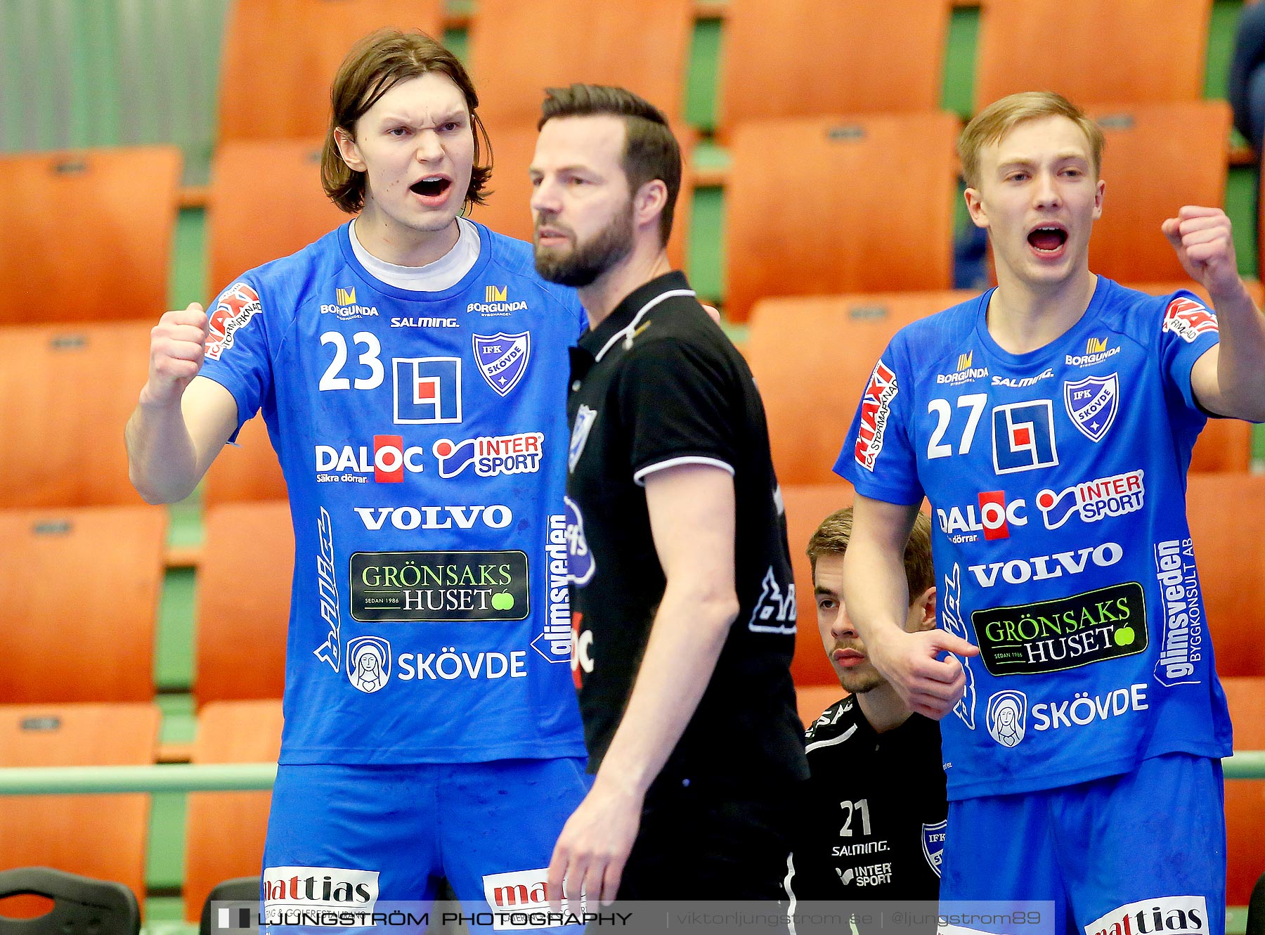 IFK Skövde HK-Eskilstuna Guif IF 27-27,herr,Arena Skövde,Skövde,Sverige,Handboll,,2021,254851