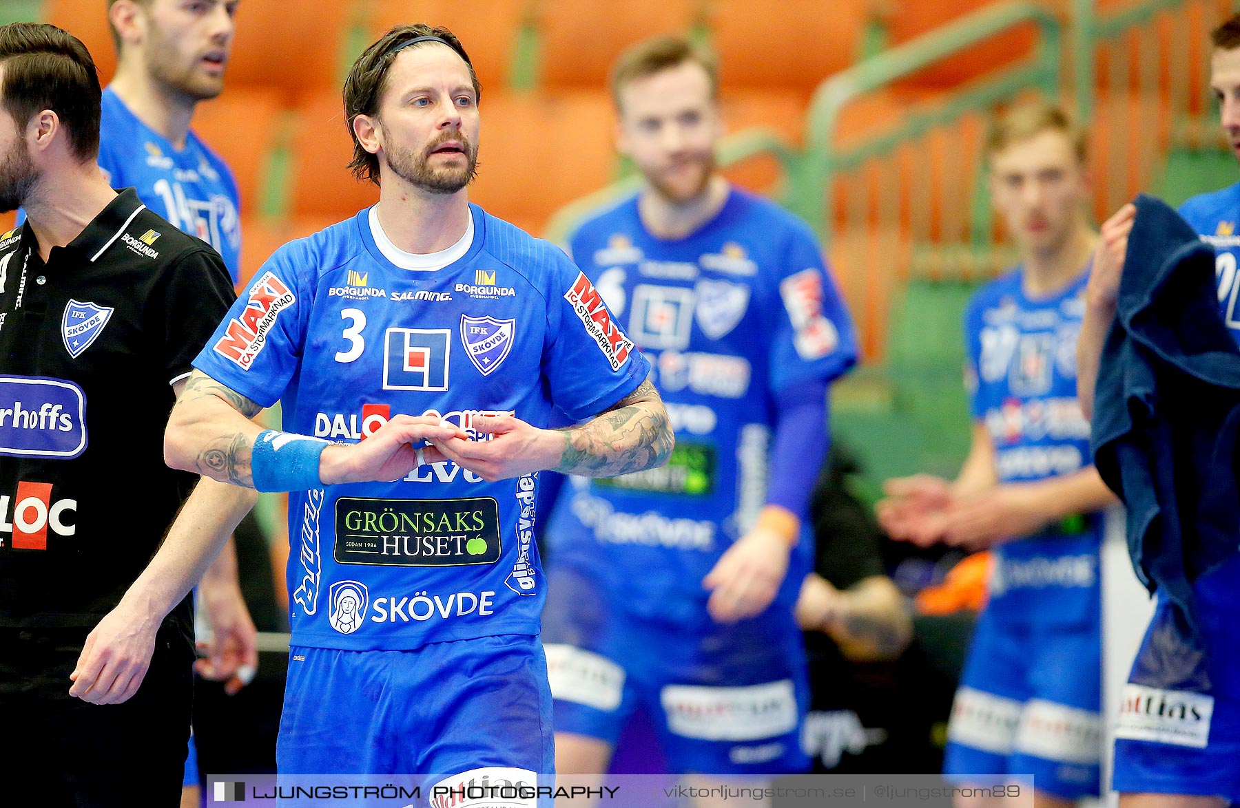 IFK Skövde HK-Eskilstuna Guif IF 27-27,herr,Arena Skövde,Skövde,Sverige,Handboll,,2021,254867