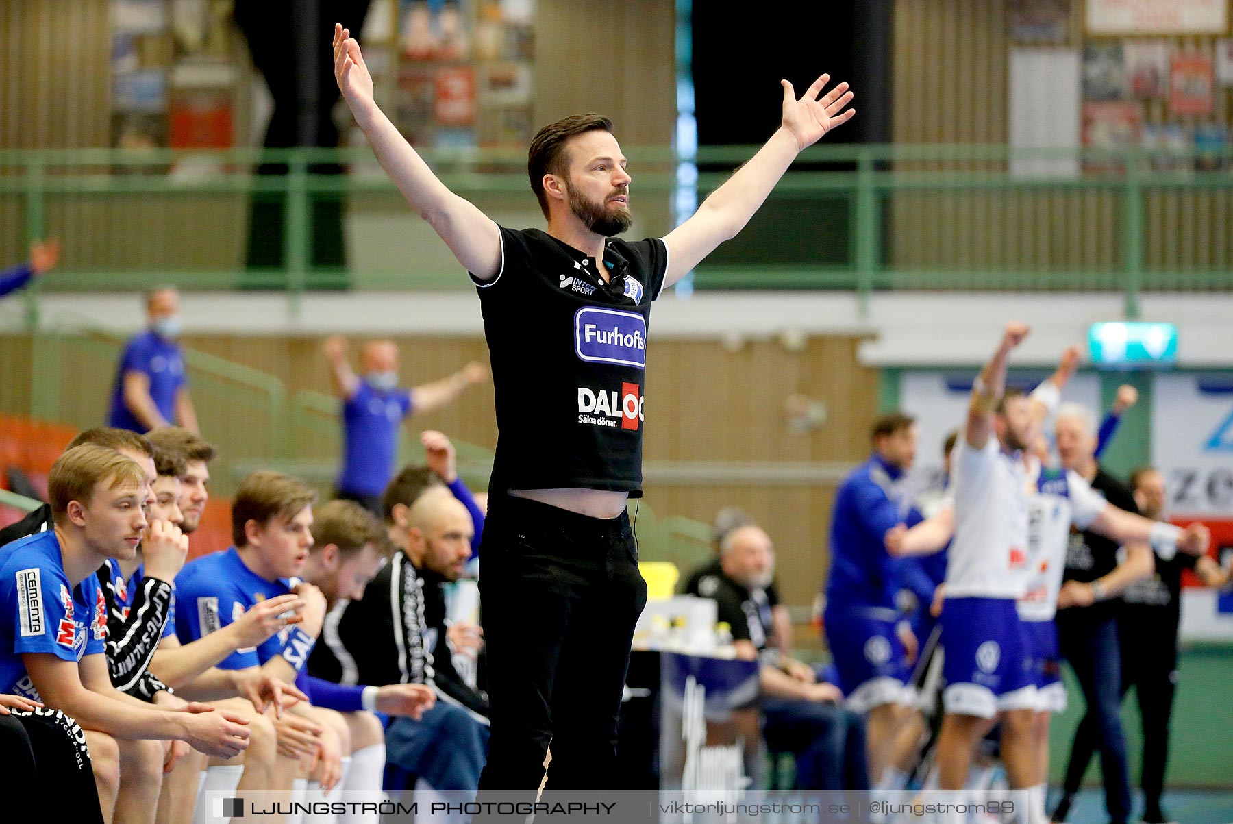 IFK Skövde HK-Alingsås HK 1/4-final 3 22-24,herr,Arena Skövde,Skövde,Sverige,Handboll,,2021,256682