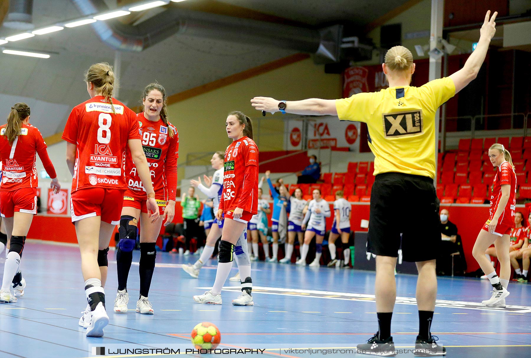 Skövde HF-HK Aranäs Kval till SHE match 2 33-24,dam,Skövde Idrottshall,Skövde,Sverige,Handboll,,2021,257155