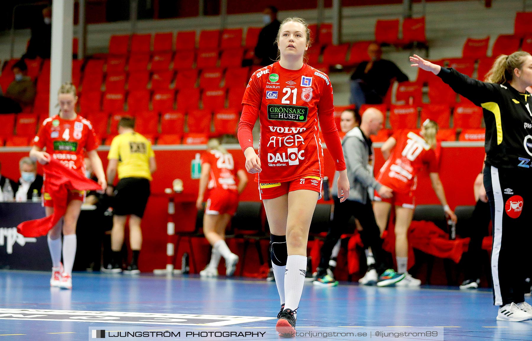 Skövde HF-HK Aranäs Kval till SHE match 2 33-24,dam,Skövde Idrottshall,Skövde,Sverige,Handboll,,2021,257192